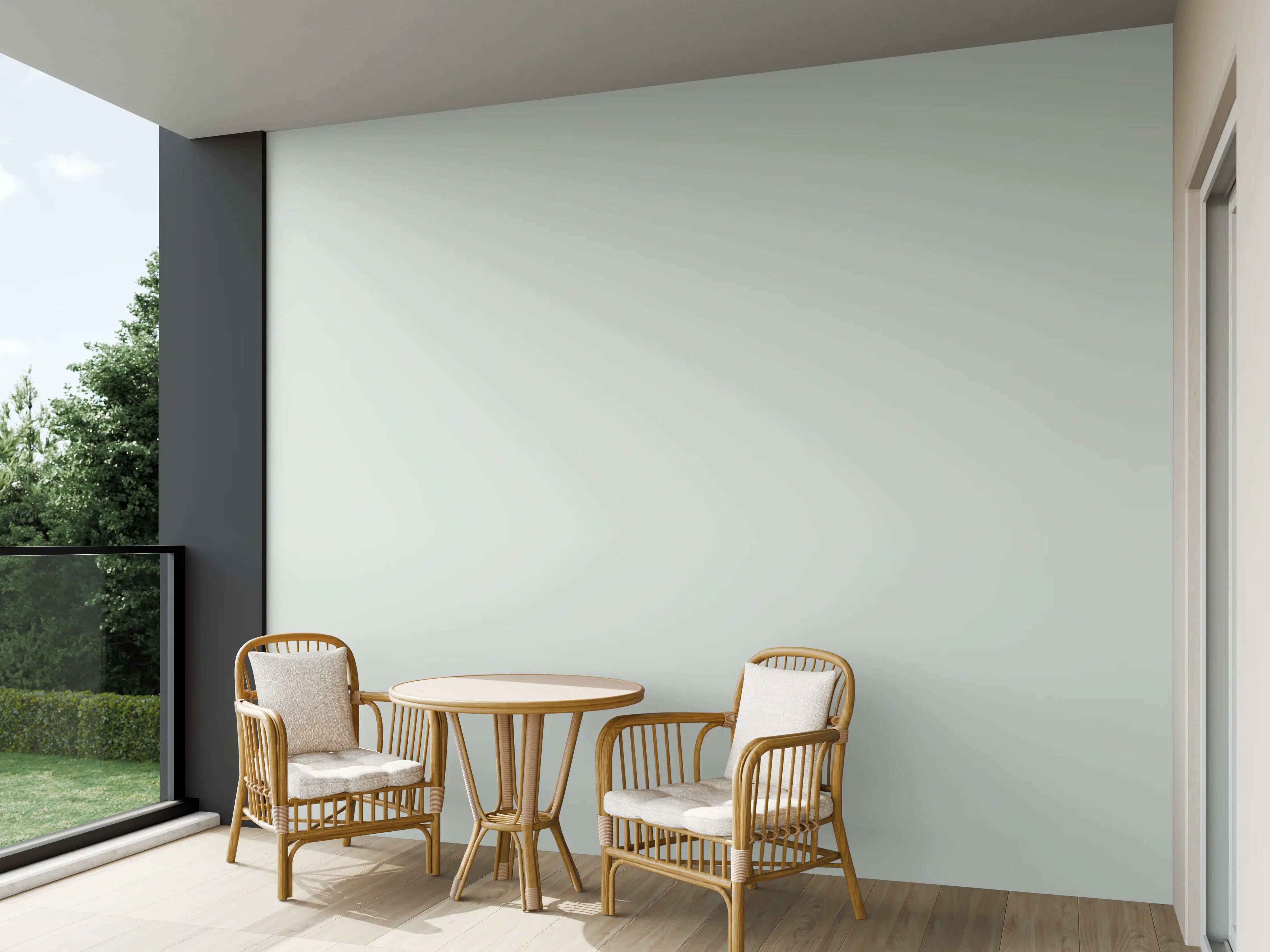 Wandverkleidung außen - RAL 9018 (Papyrusweiß)