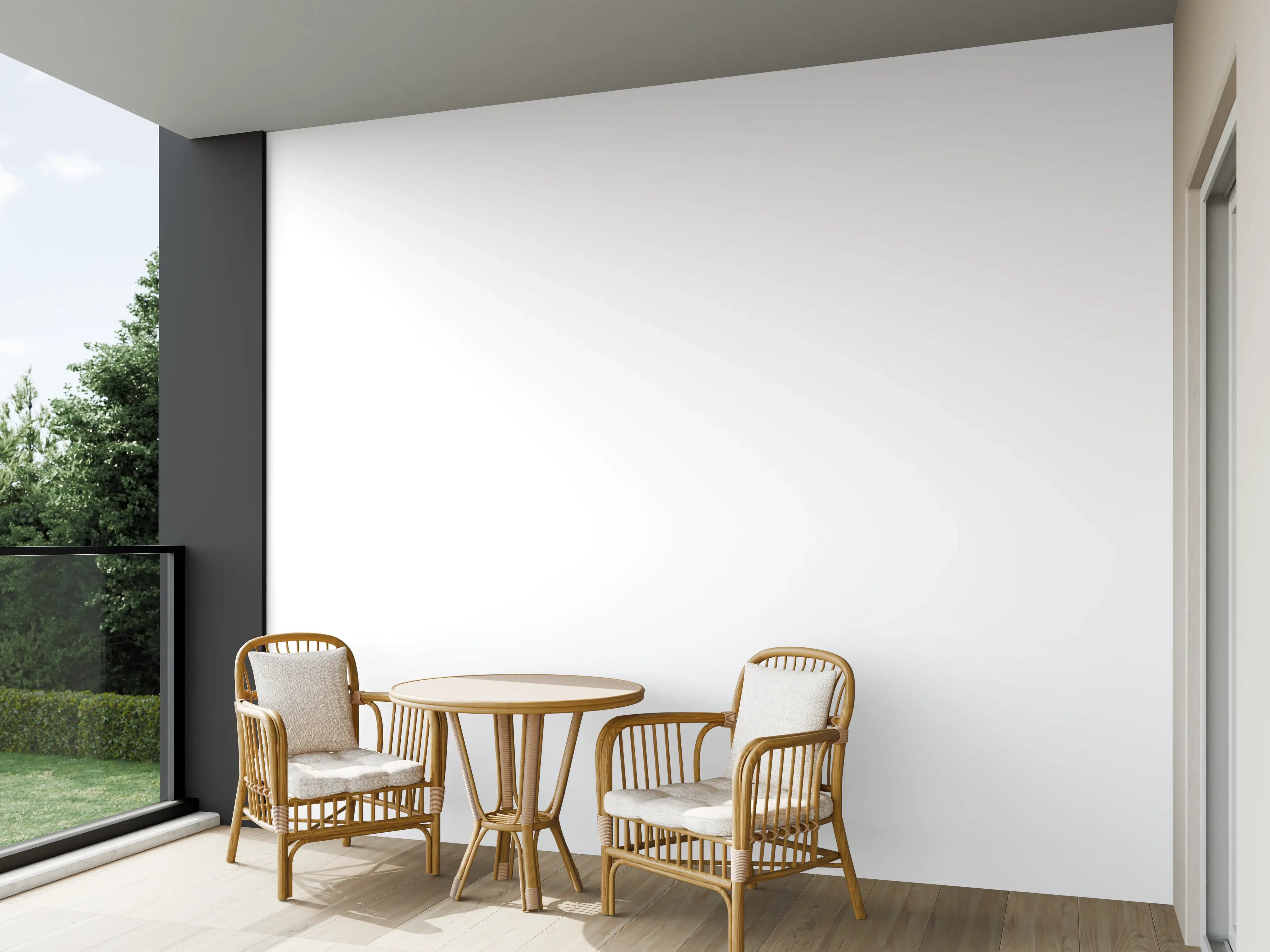 Wandverkleidung außen - RAL Farbe Weiß