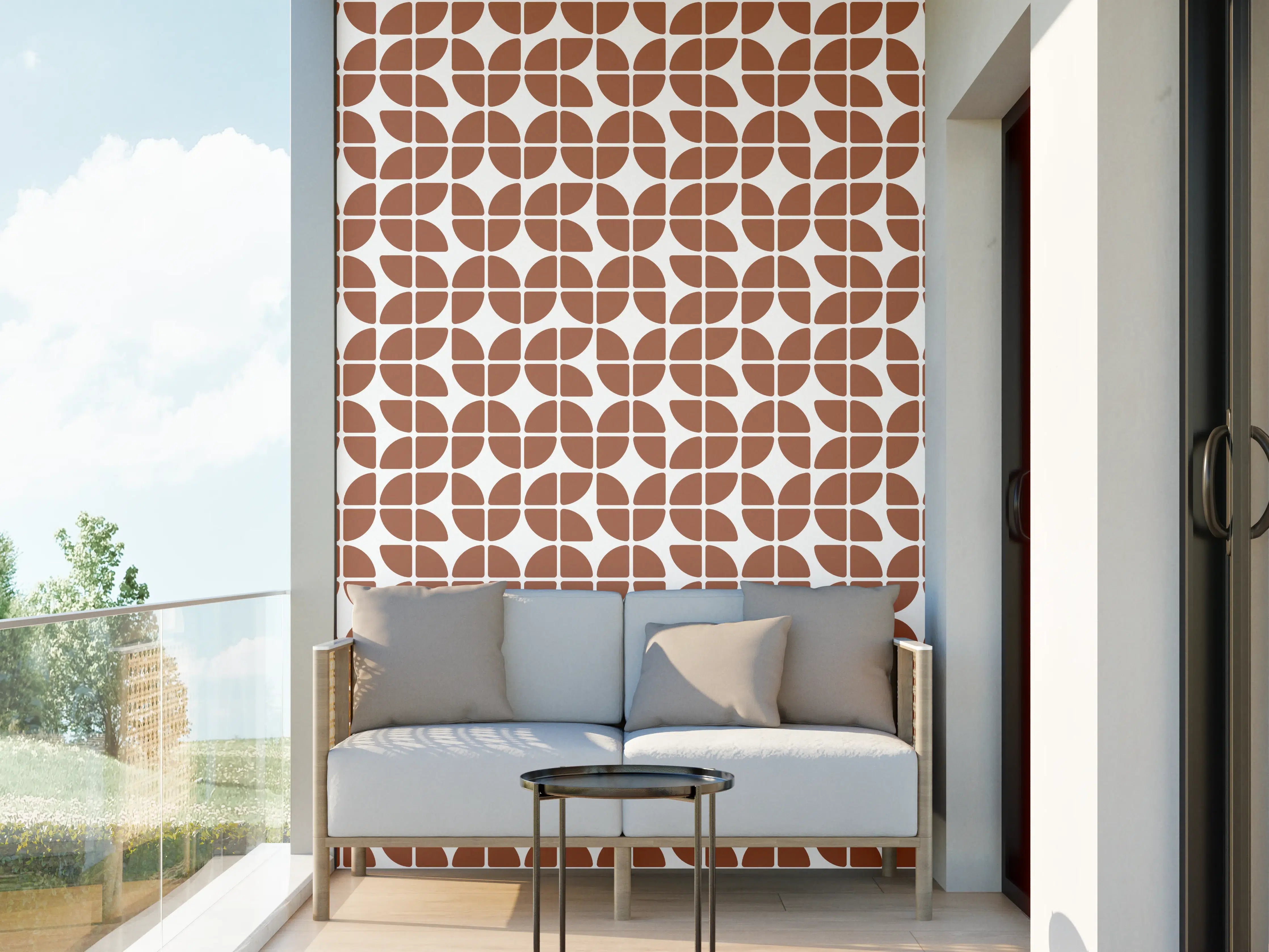 Wandverkleidung außen - Retro-Graffiti-Design