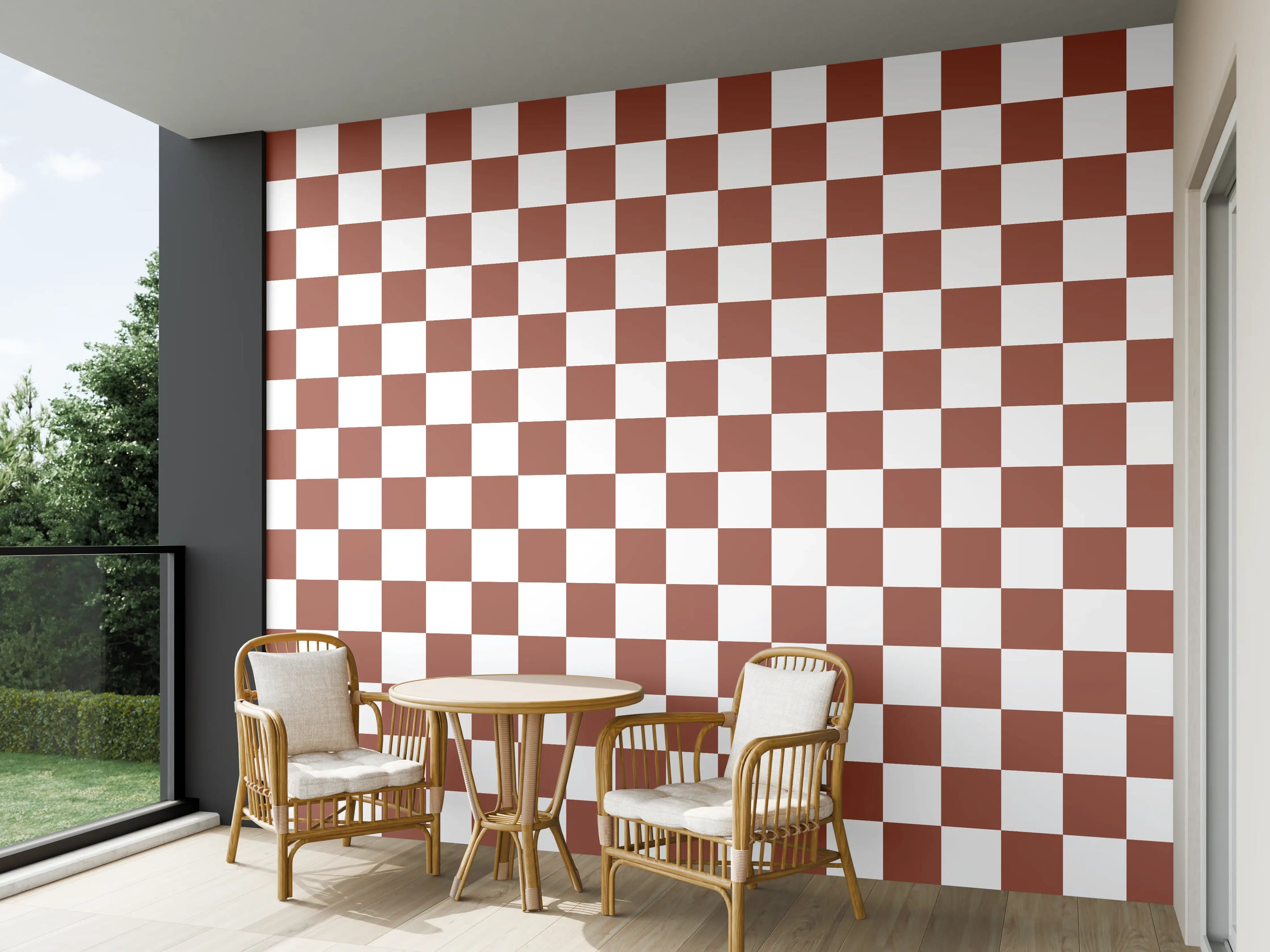 Wandverkleidung außen - Retro-Ruggine-Design