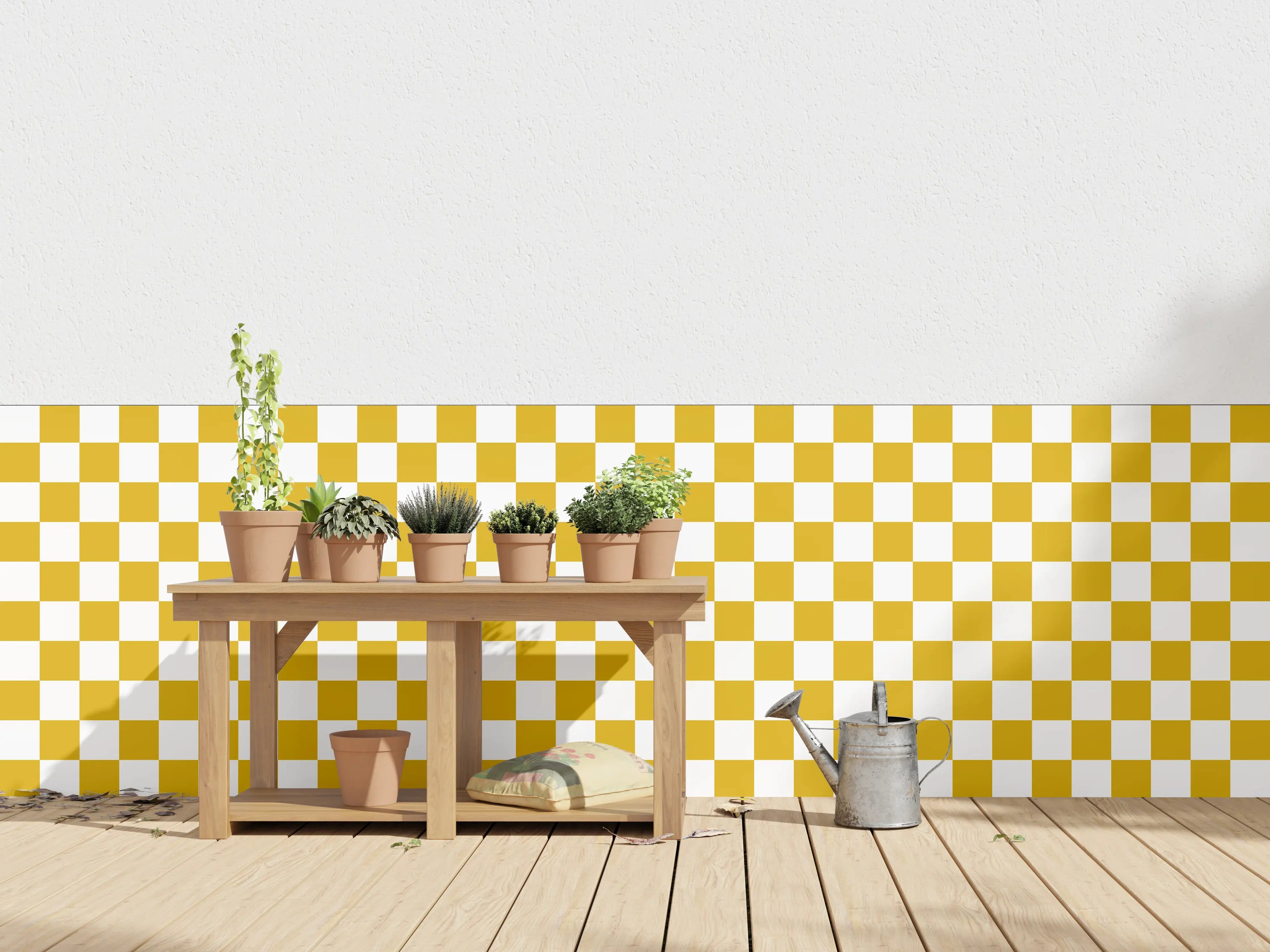 Wandverkleidung außen - Retro Senape-Design für stilvolles Zuhause