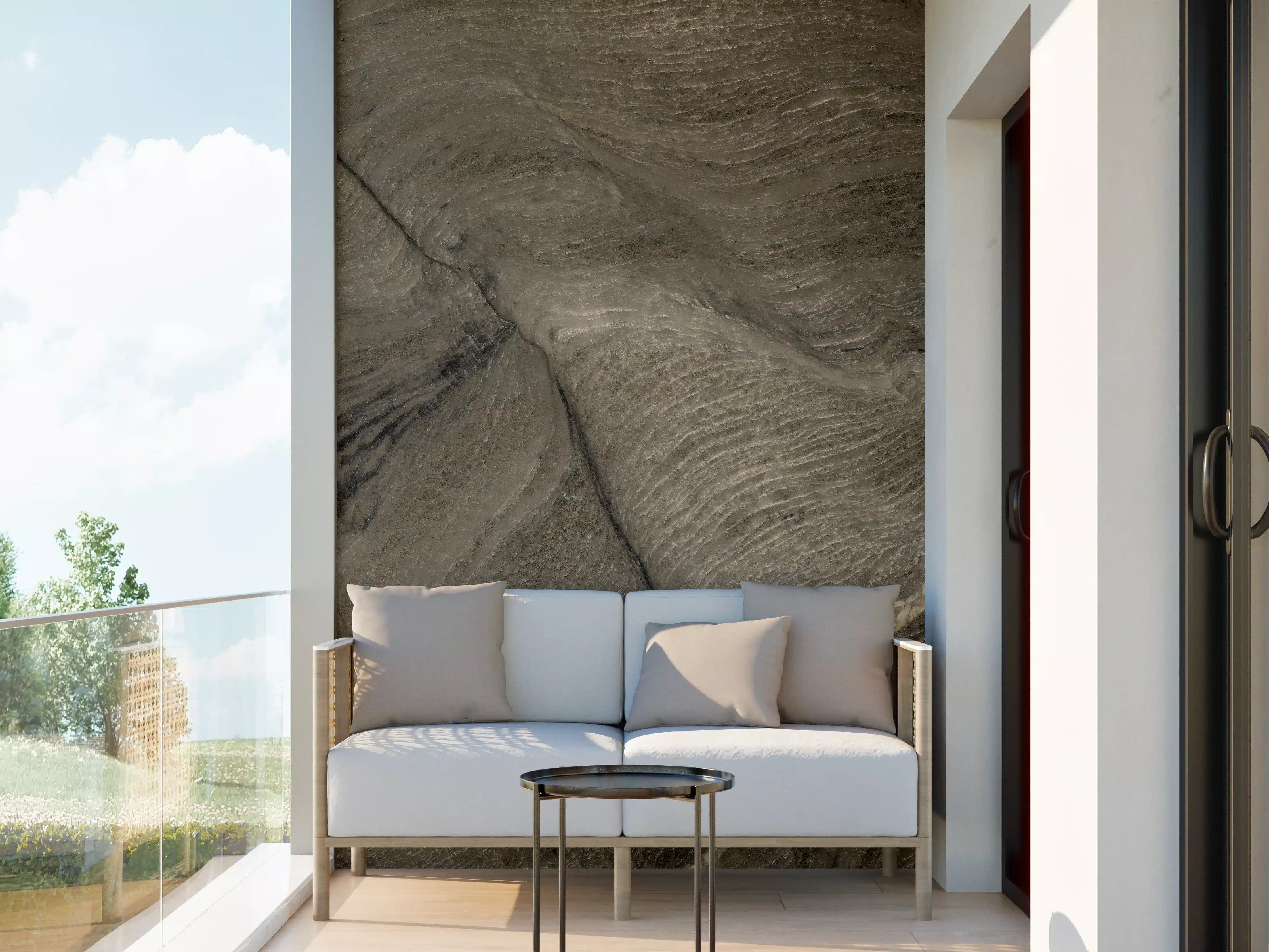 Wandverkleidung außen - Rustikale Marmor Textur