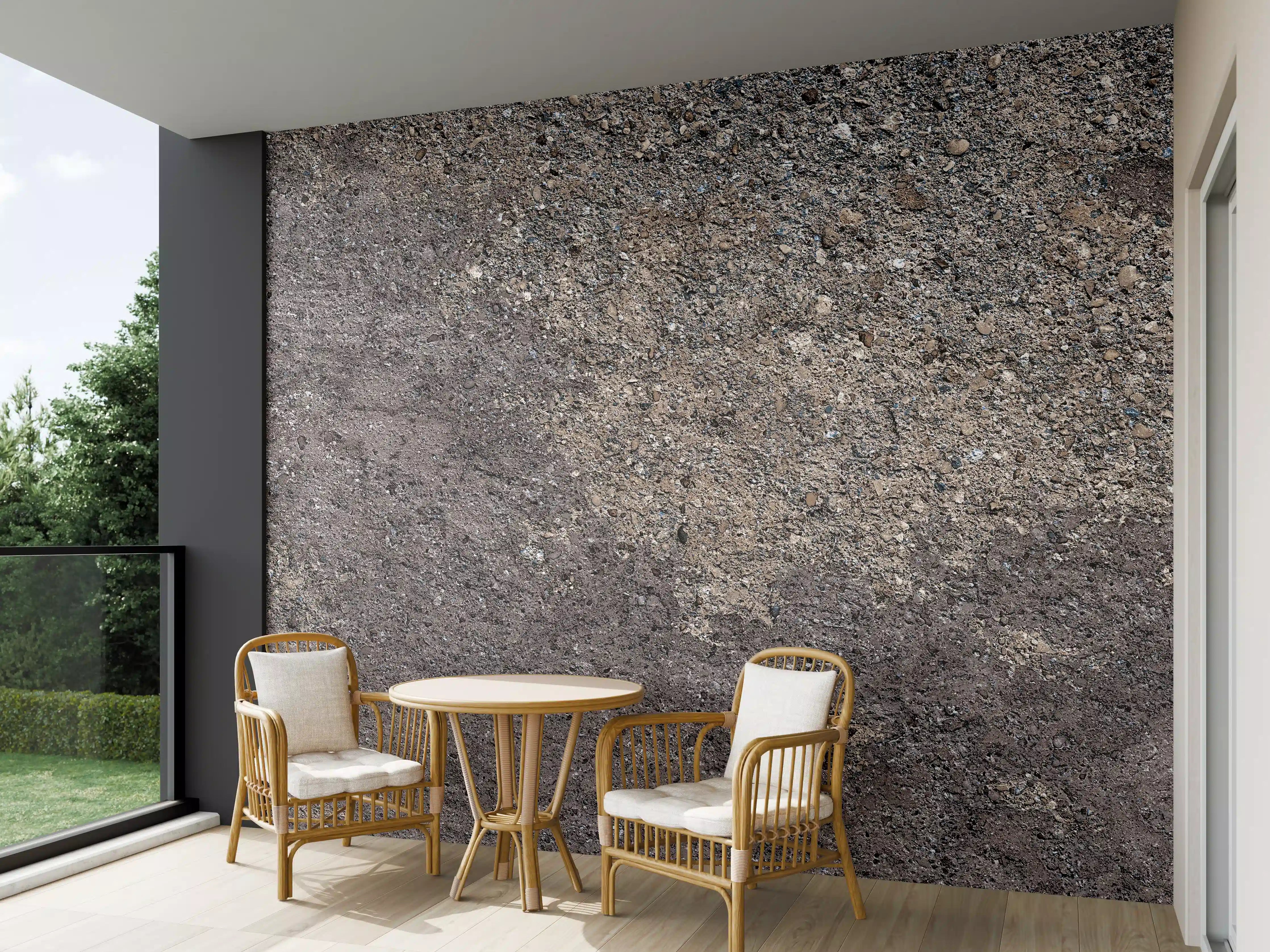 Wandverkleidung außen - Rustikale Naturstein Textur
