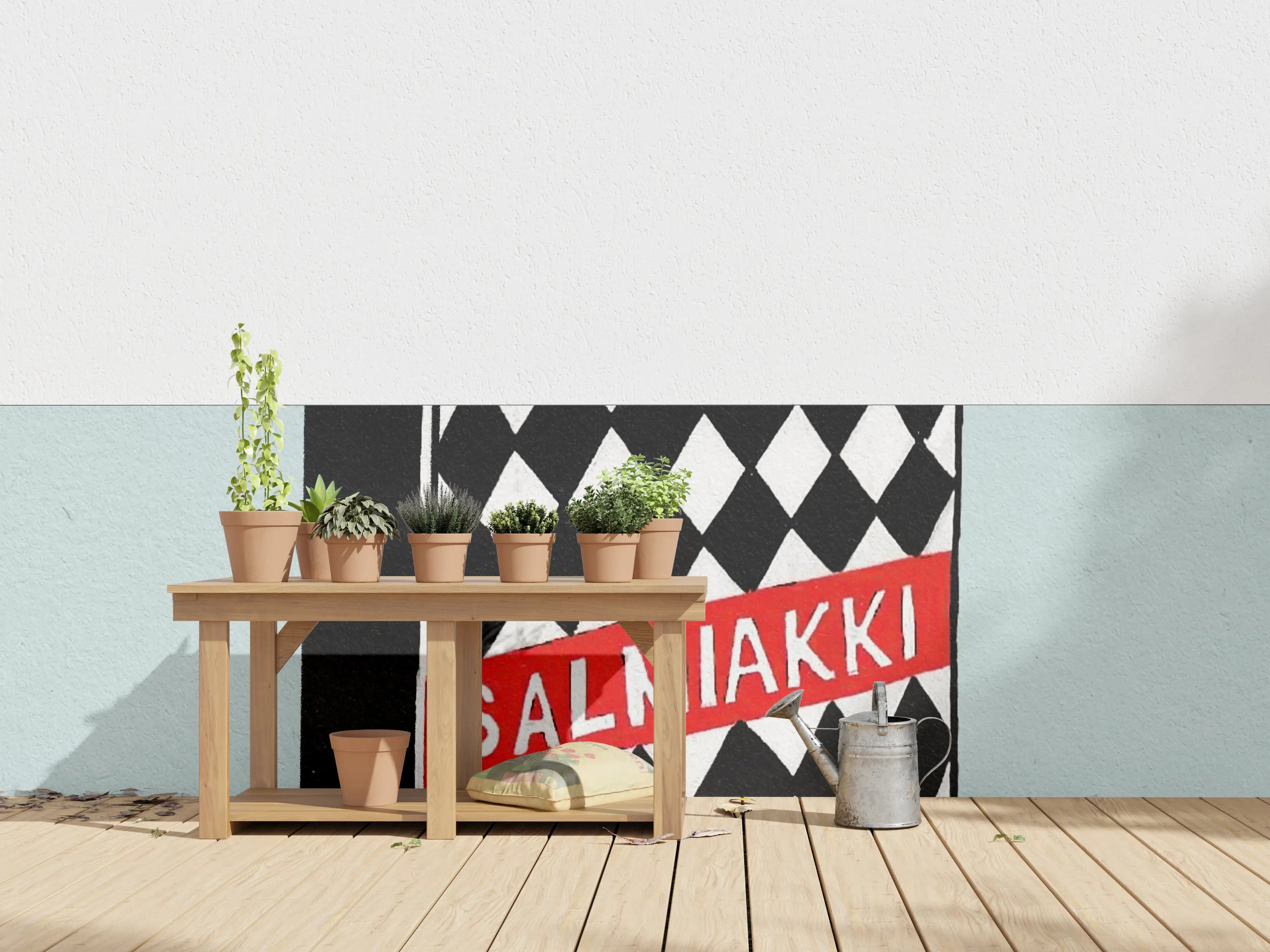 Wandverkleidung außen - Salmiakki Schachtel