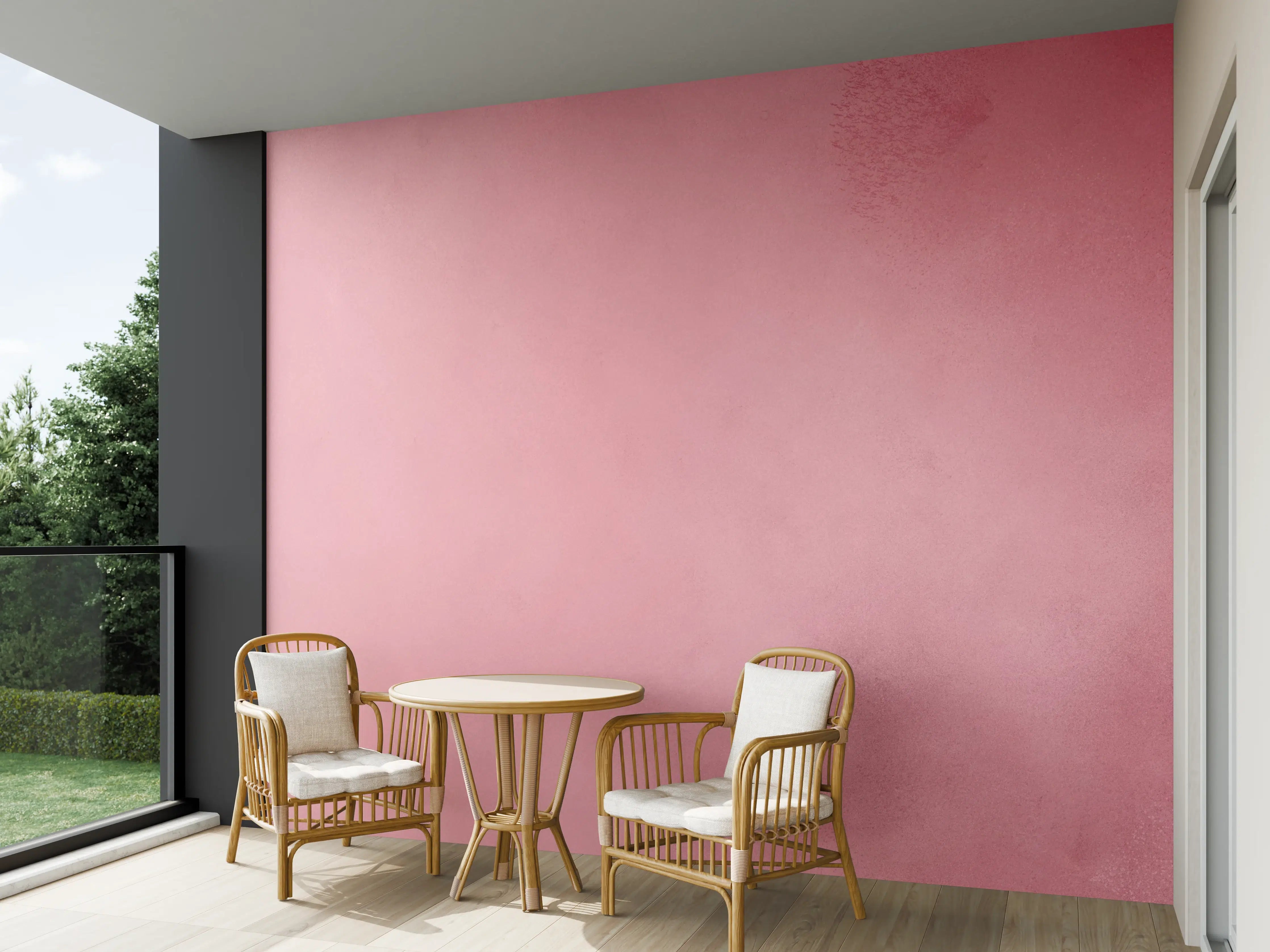 Wandverkleidung außen - Sanfte rosa Wasserfarbentextur