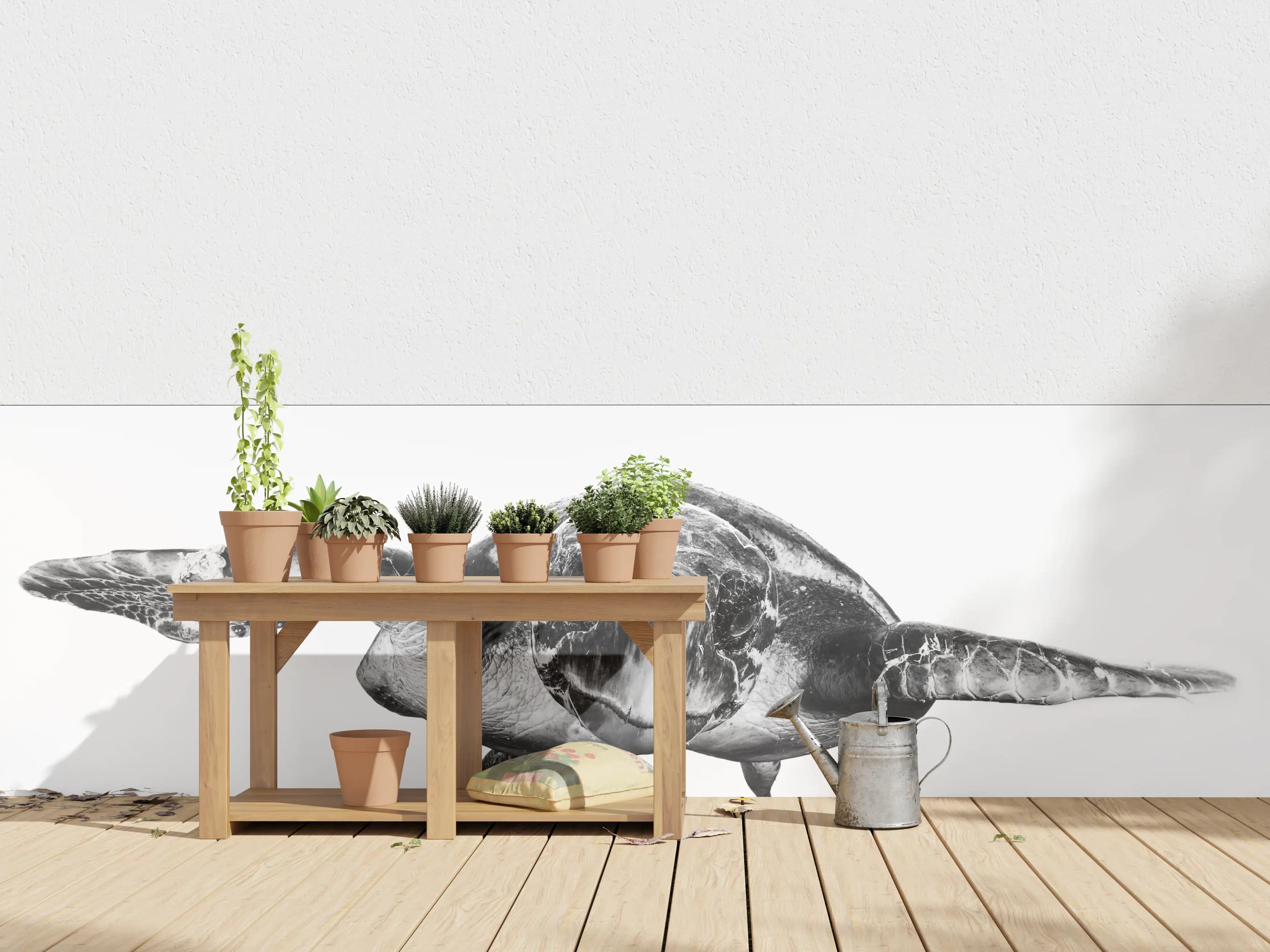 Wandverkleidung außen - Schildkröte
