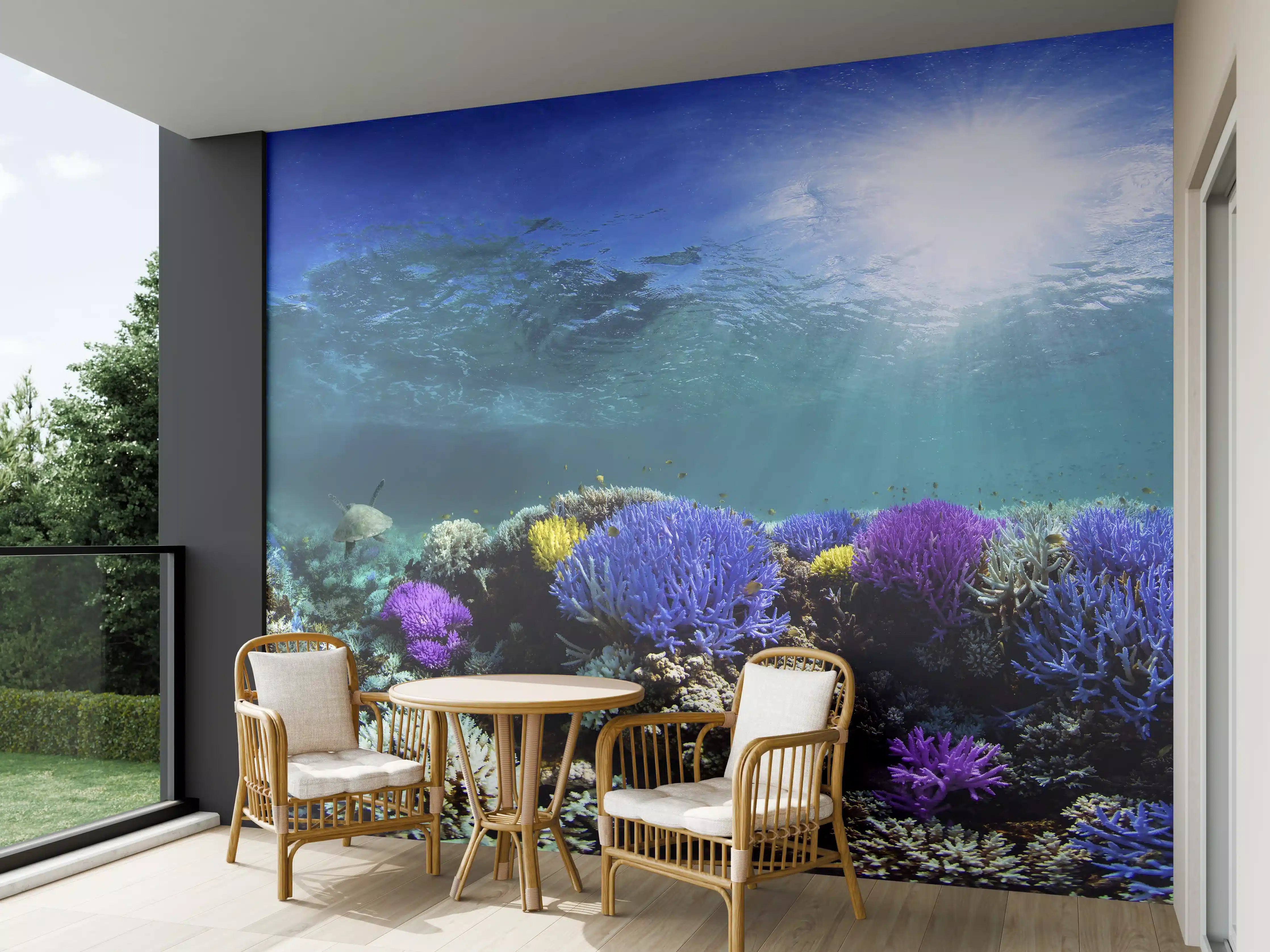 Wandverkleidung außen - Schönes Korallenriff