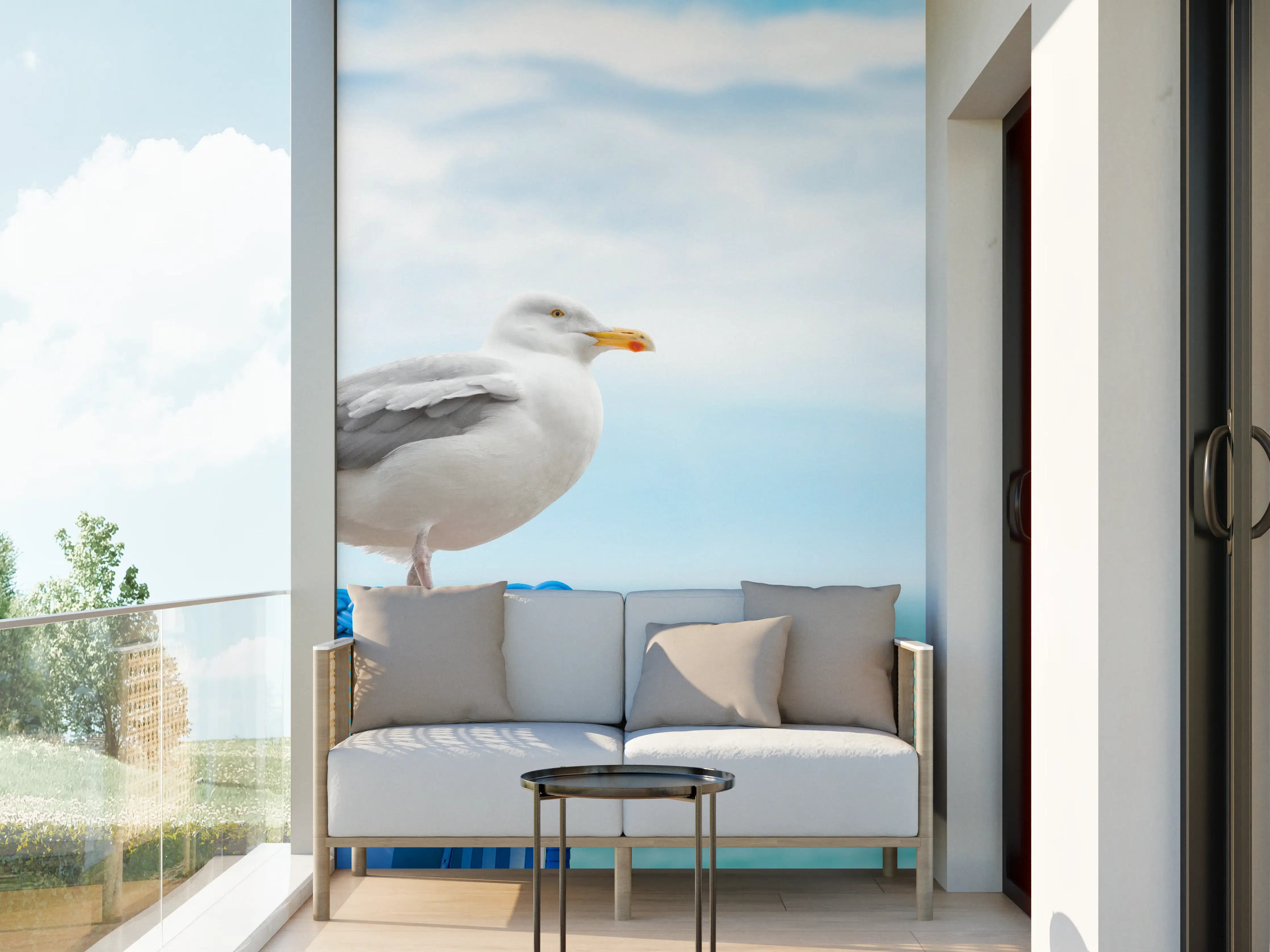 Wandverkleidung außen - Seagull by the Beach Chair