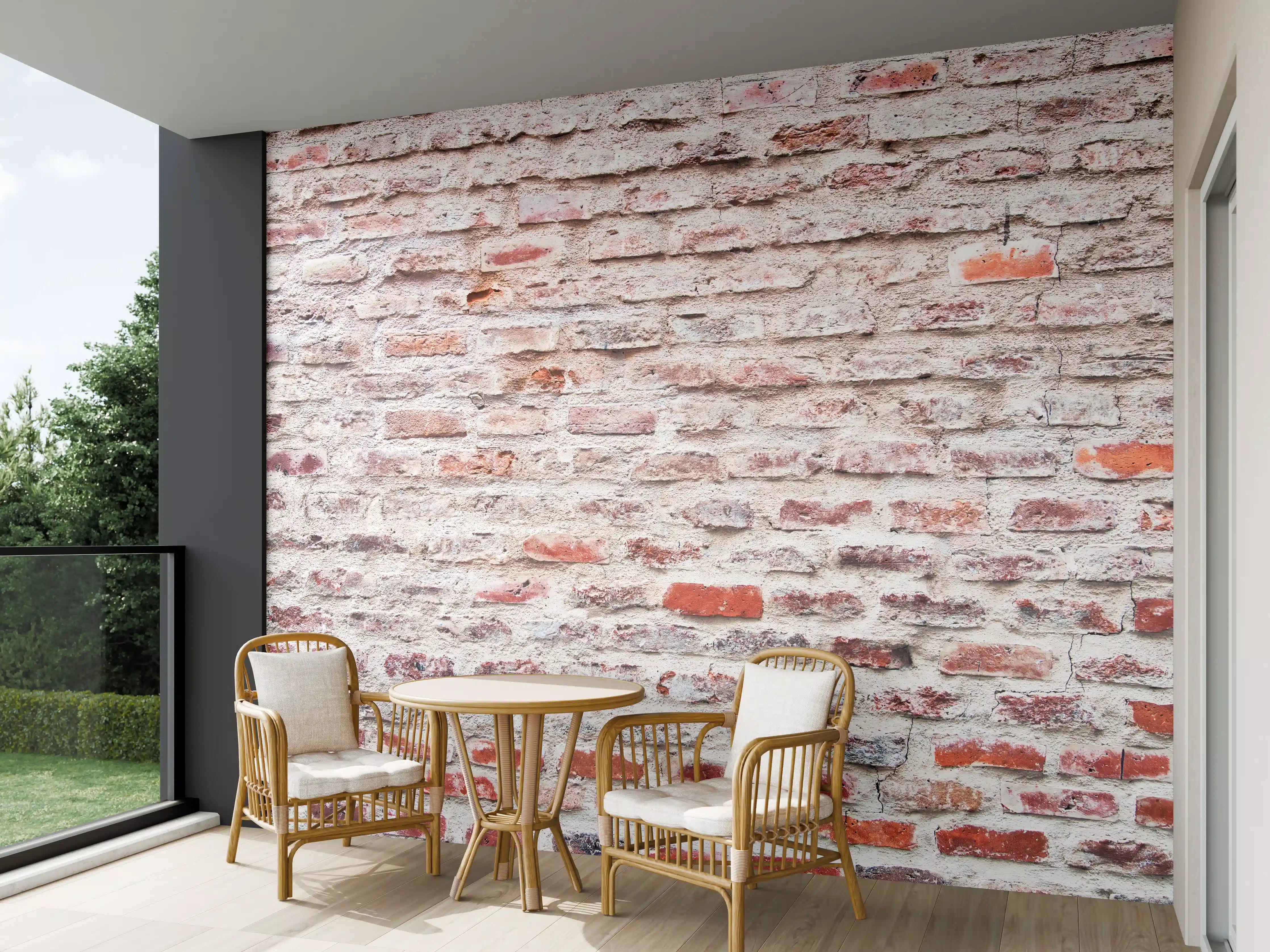 Wandverkleidung außen - Sehr alte kaputte Steinmauer