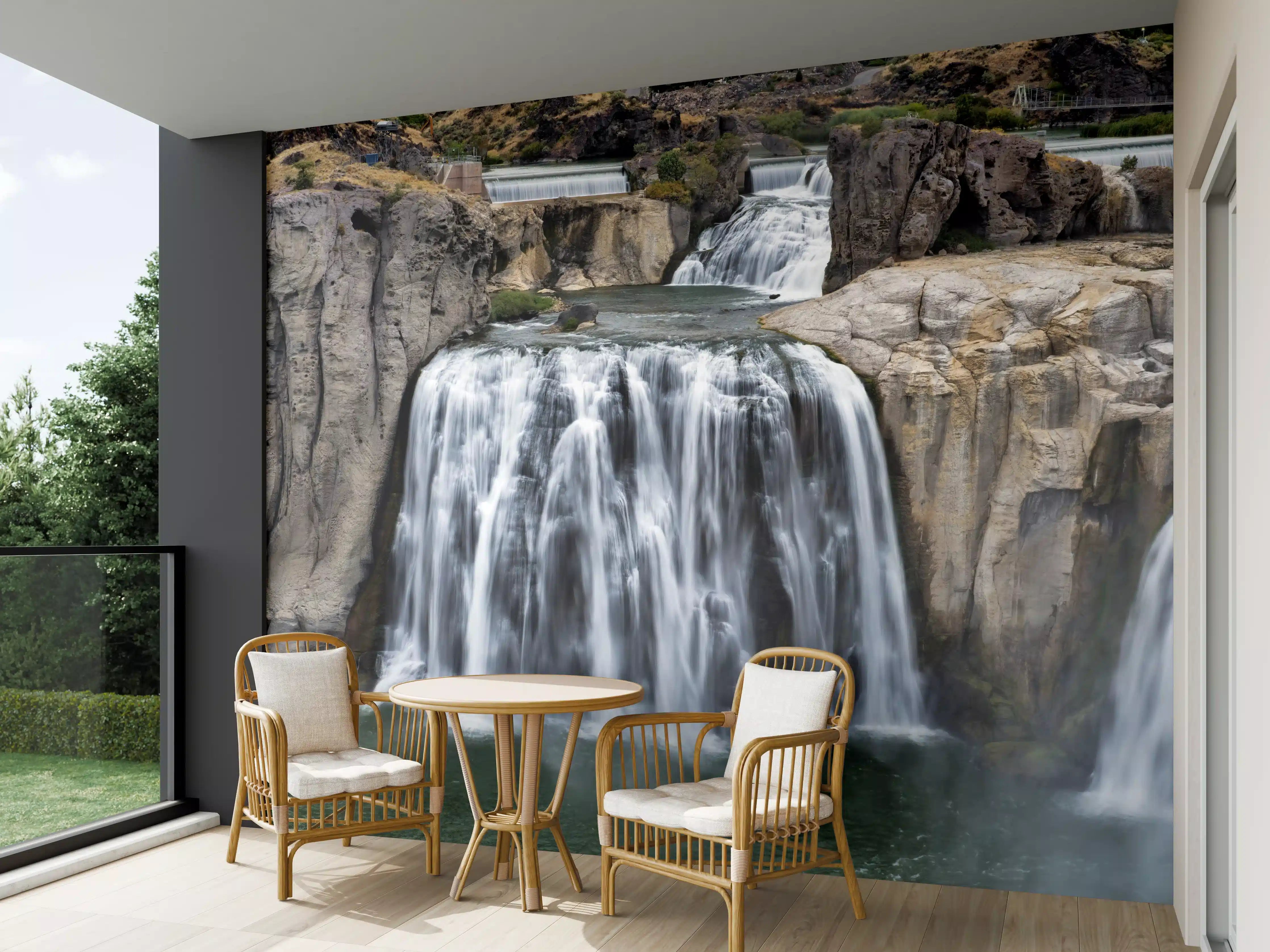 Wandverkleidung außen - Shoshone Wasserfall