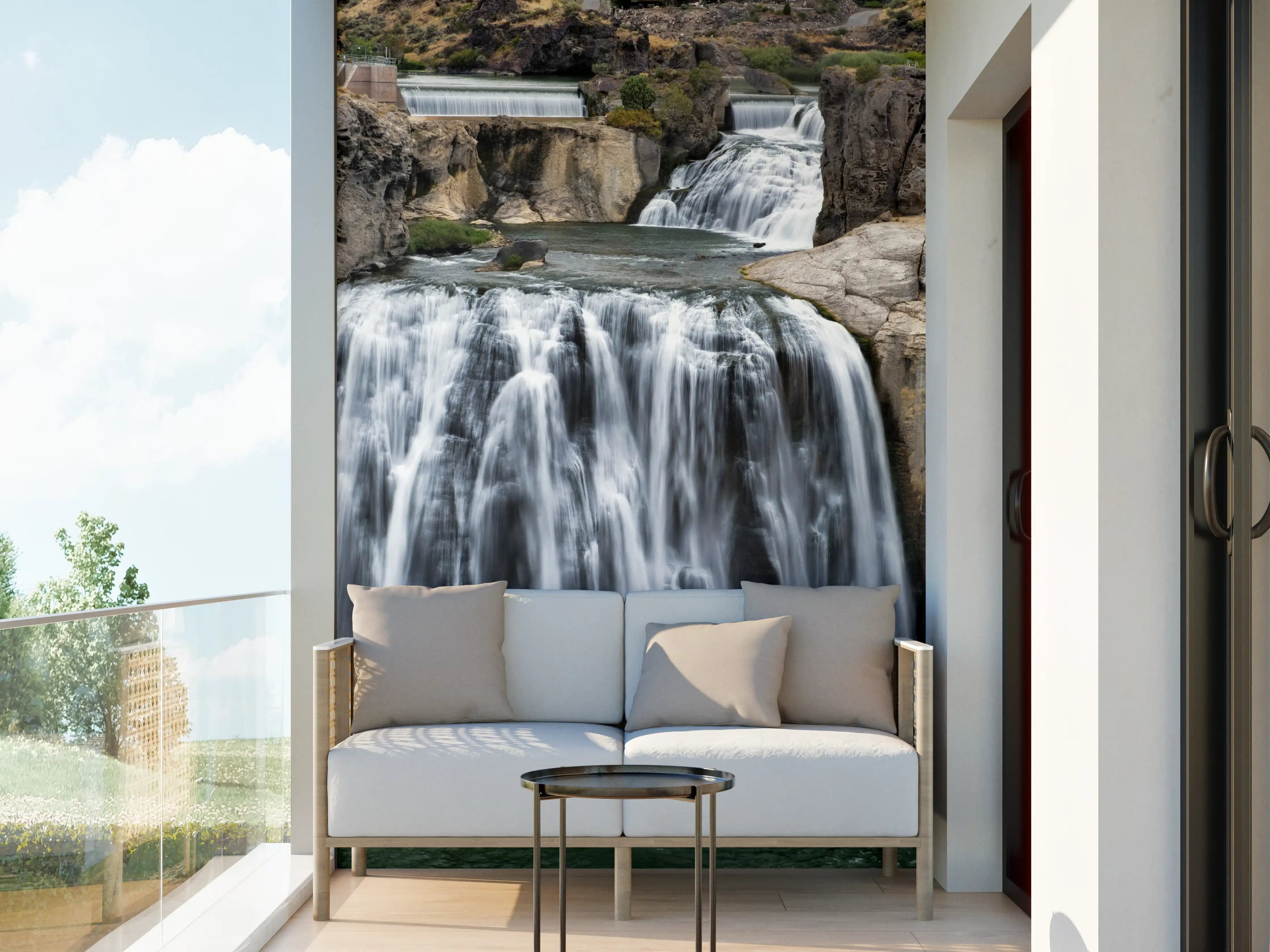 Wandverkleidung außen - Shoshone Wasserfall