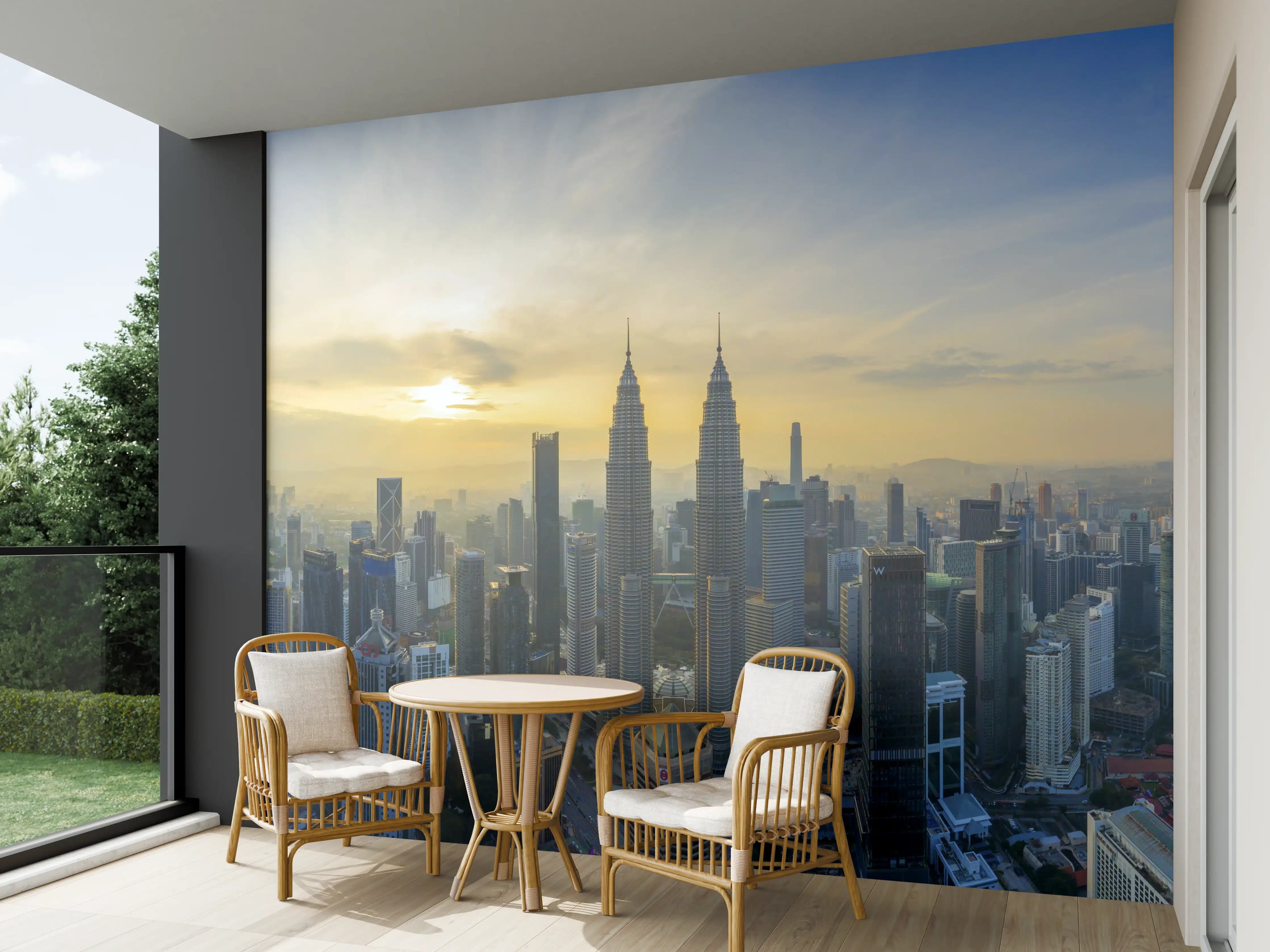 Wandverkleidung außen - Skyline Kuala Lumpur City