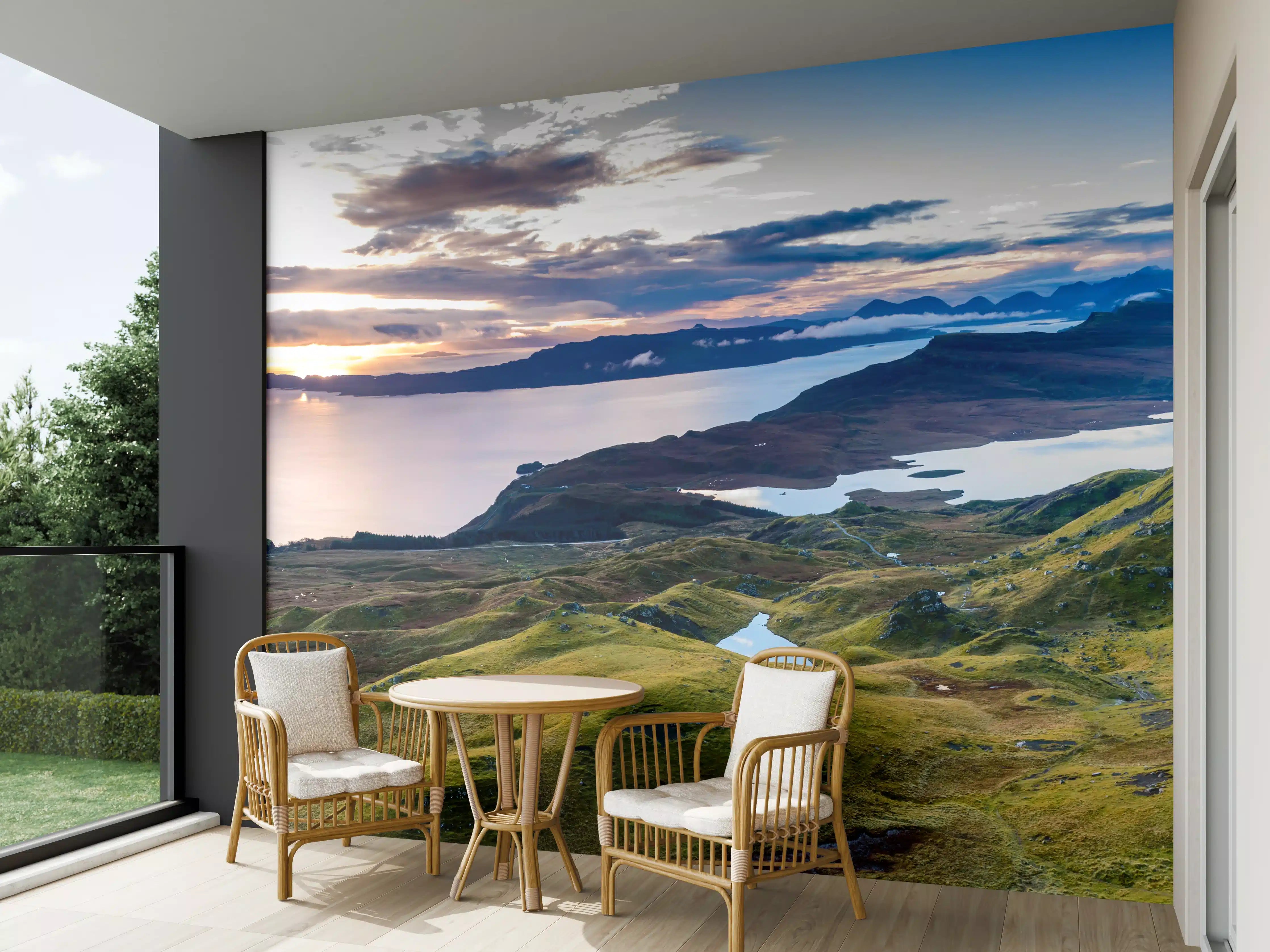 Wandverkleidung außen - Sonnenaufgang auf der Isle of Skye