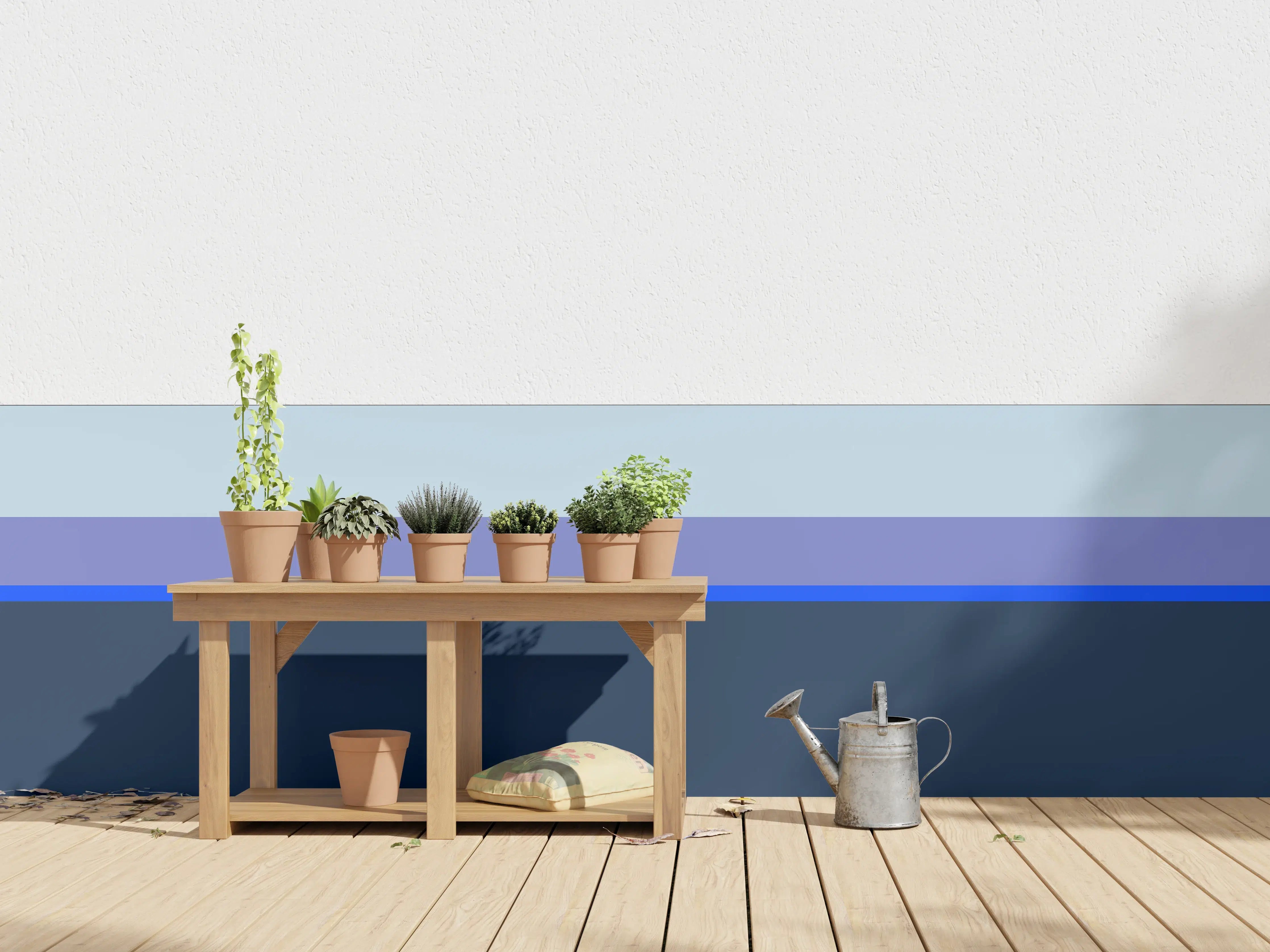Wandverkleidung außen - The Blues - Horizontal - Blueberry