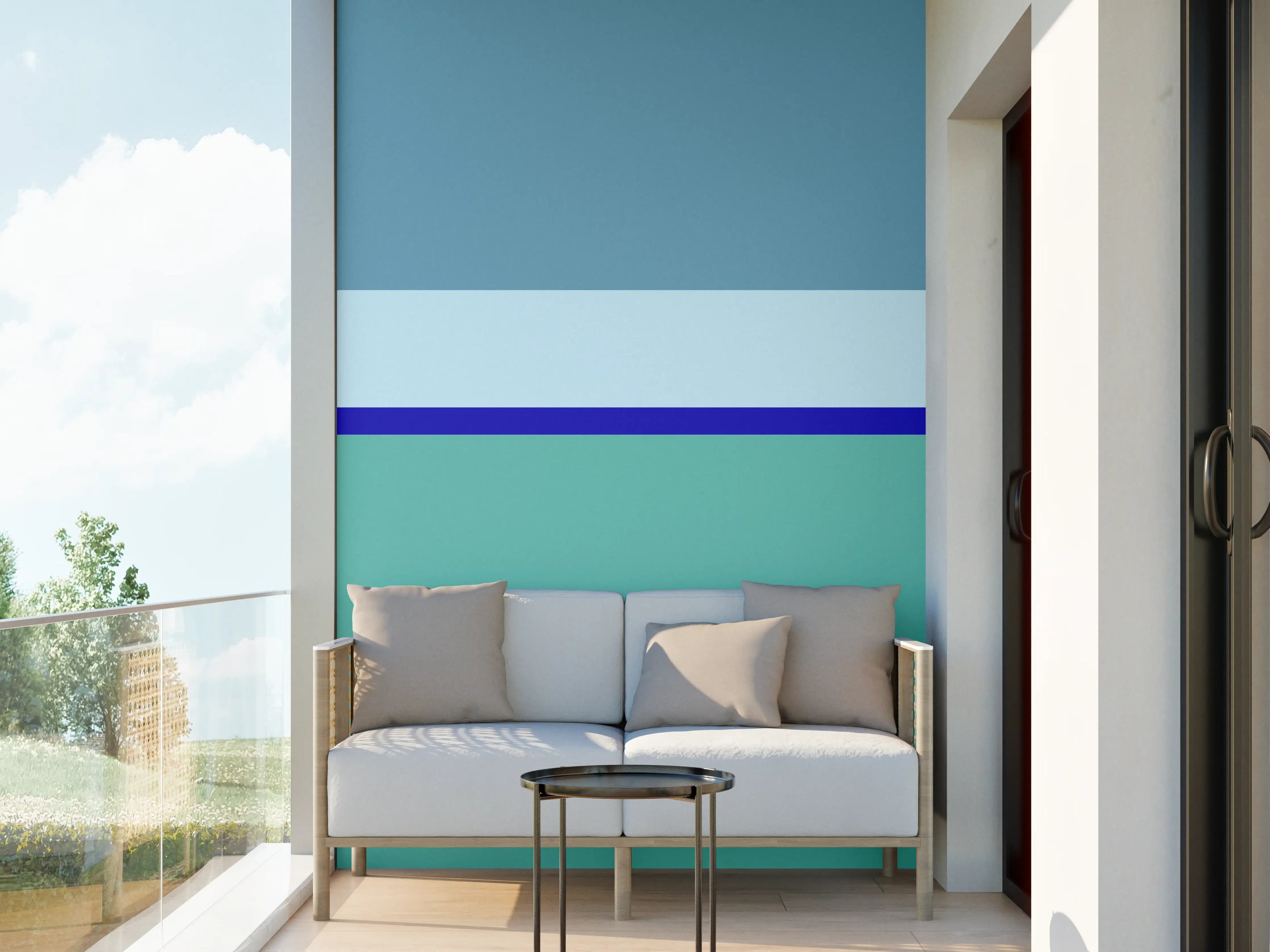Wandverkleidung außen - The Blues - Horizontal - Ocean