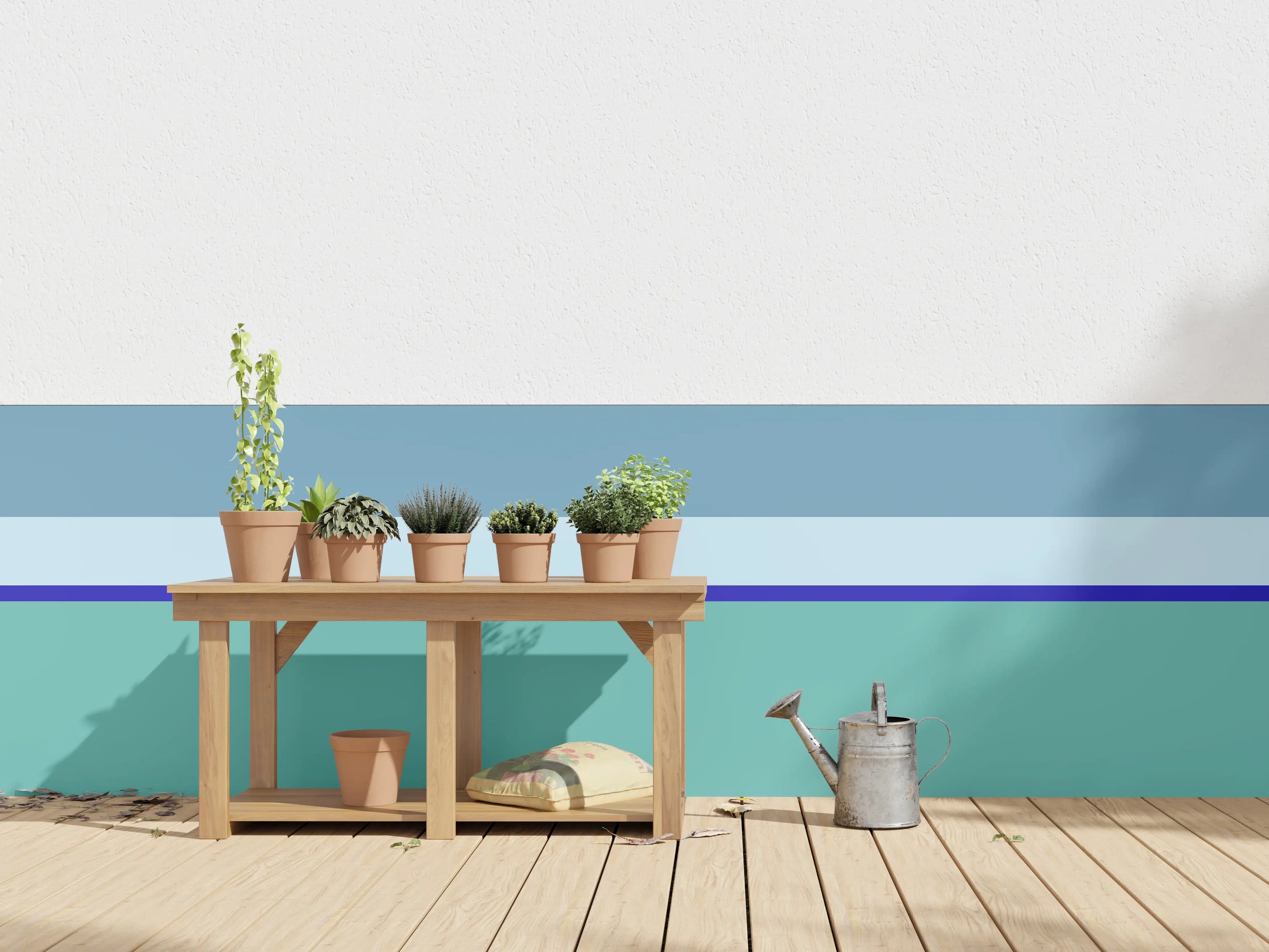 Wandverkleidung außen - The Blues - Horizontal - Ocean