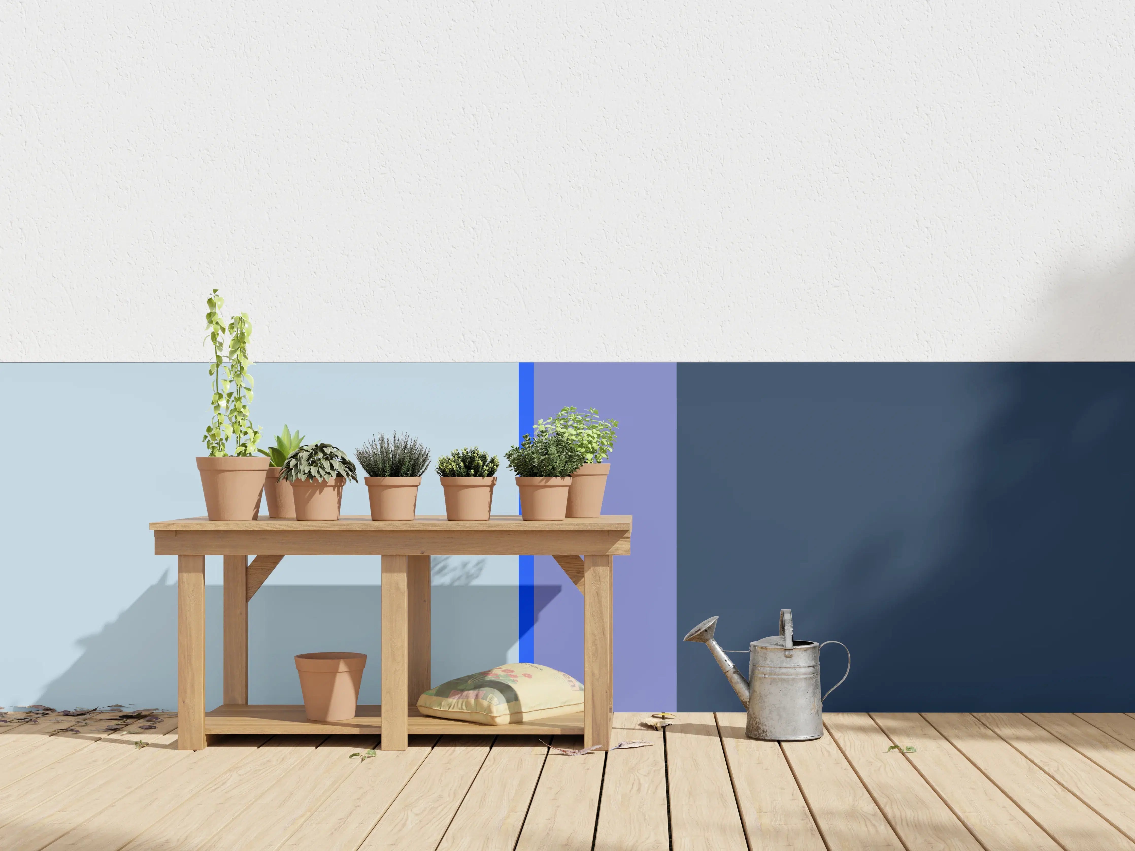 Wandverkleidung außen - The Blues - Vertical - Blueberry