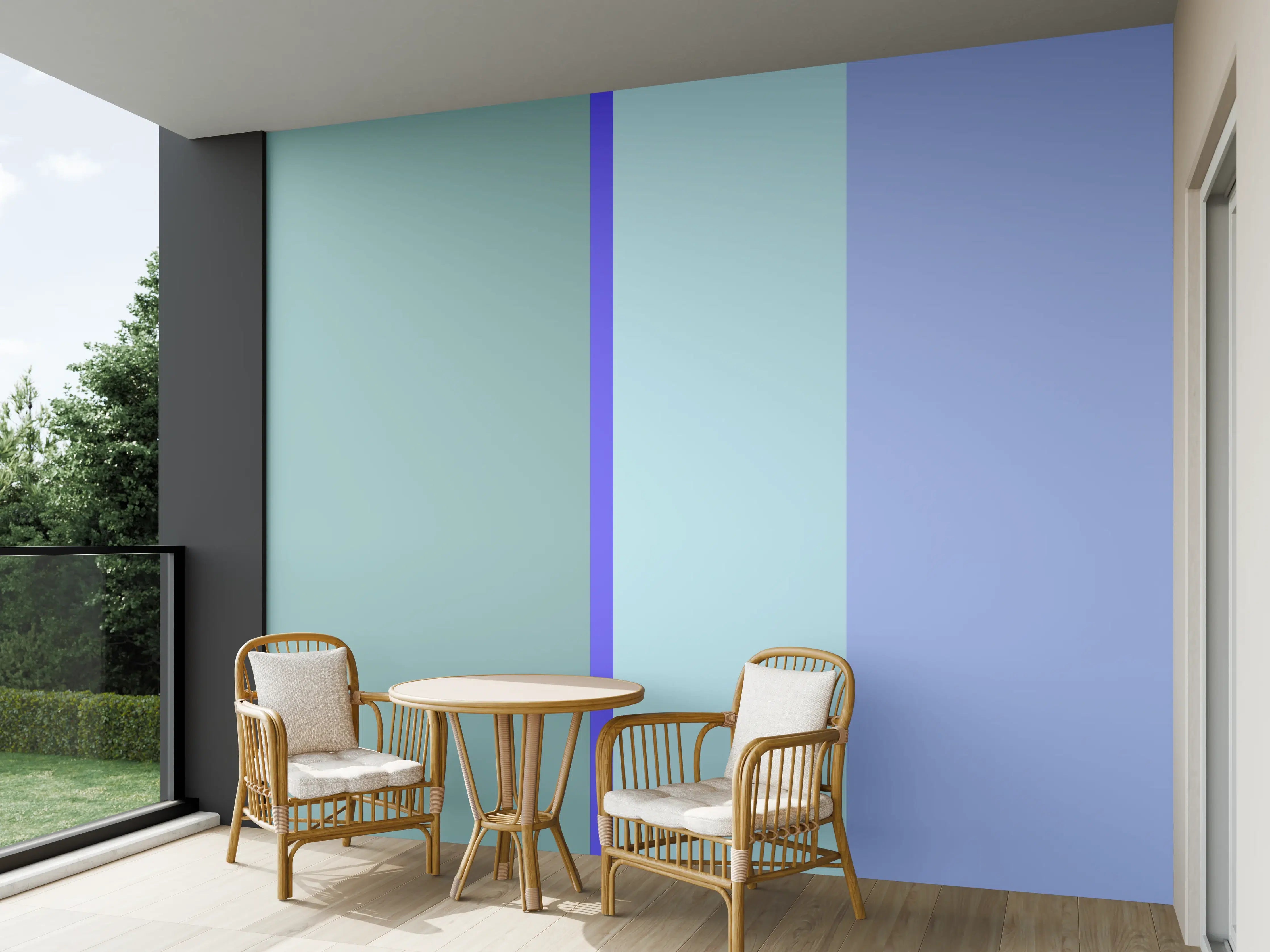 Wandverkleidung außen - The Blues - Vertical - Lavender