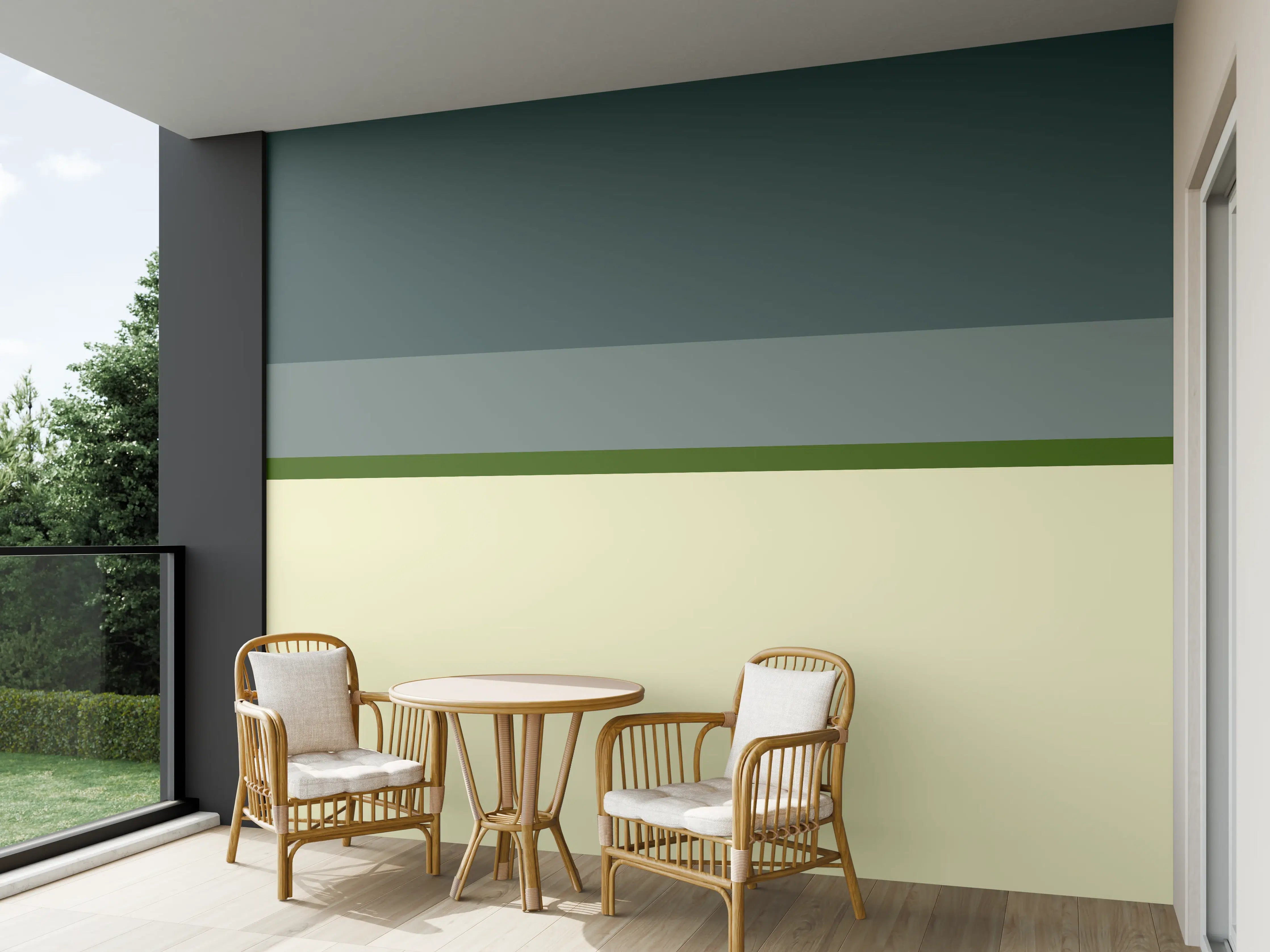 Wandverkleidung außen - The Greens - Horizontal - Avocado