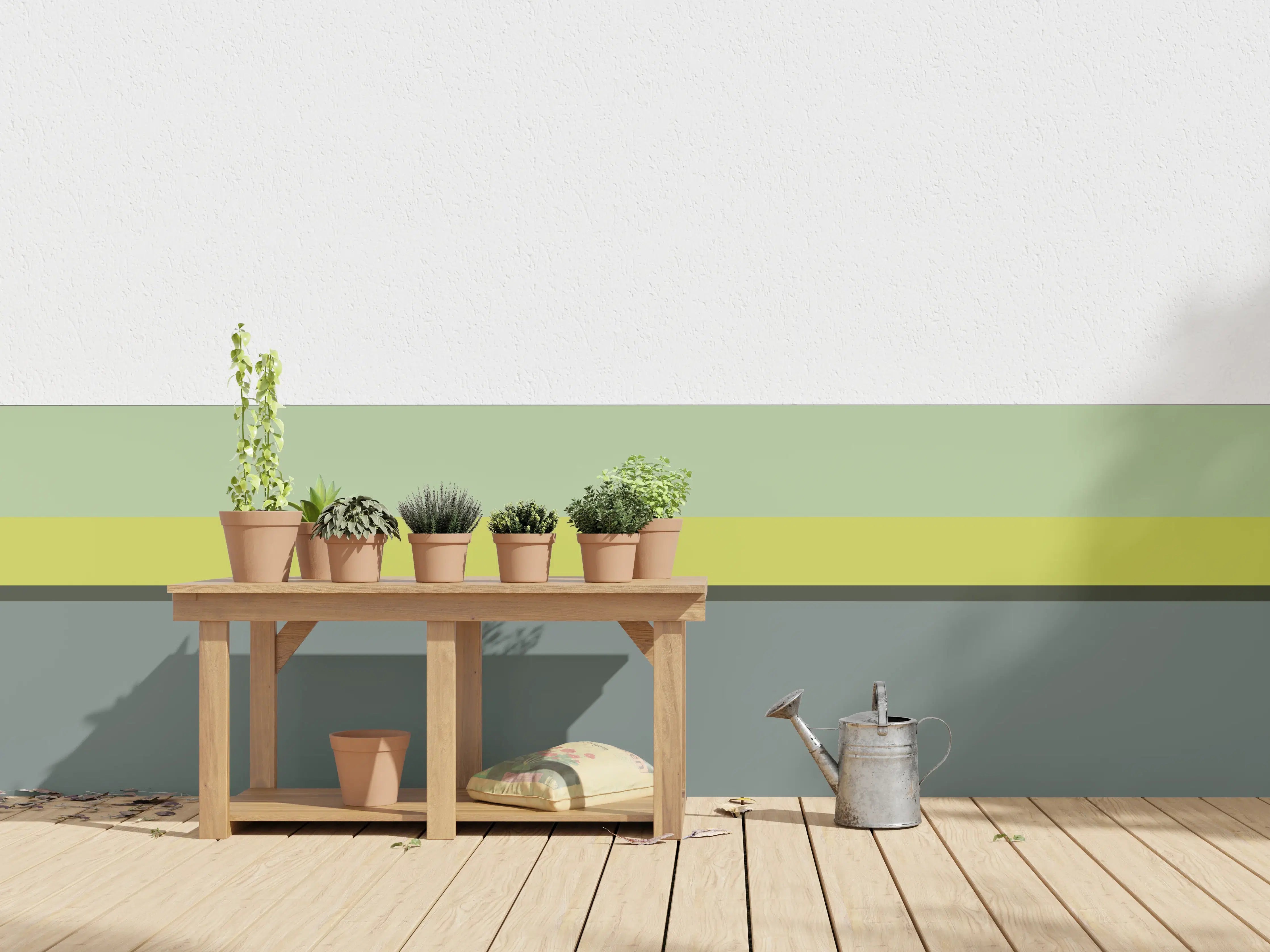 Wandverkleidung außen - The Greens - Horizontal - Matcha