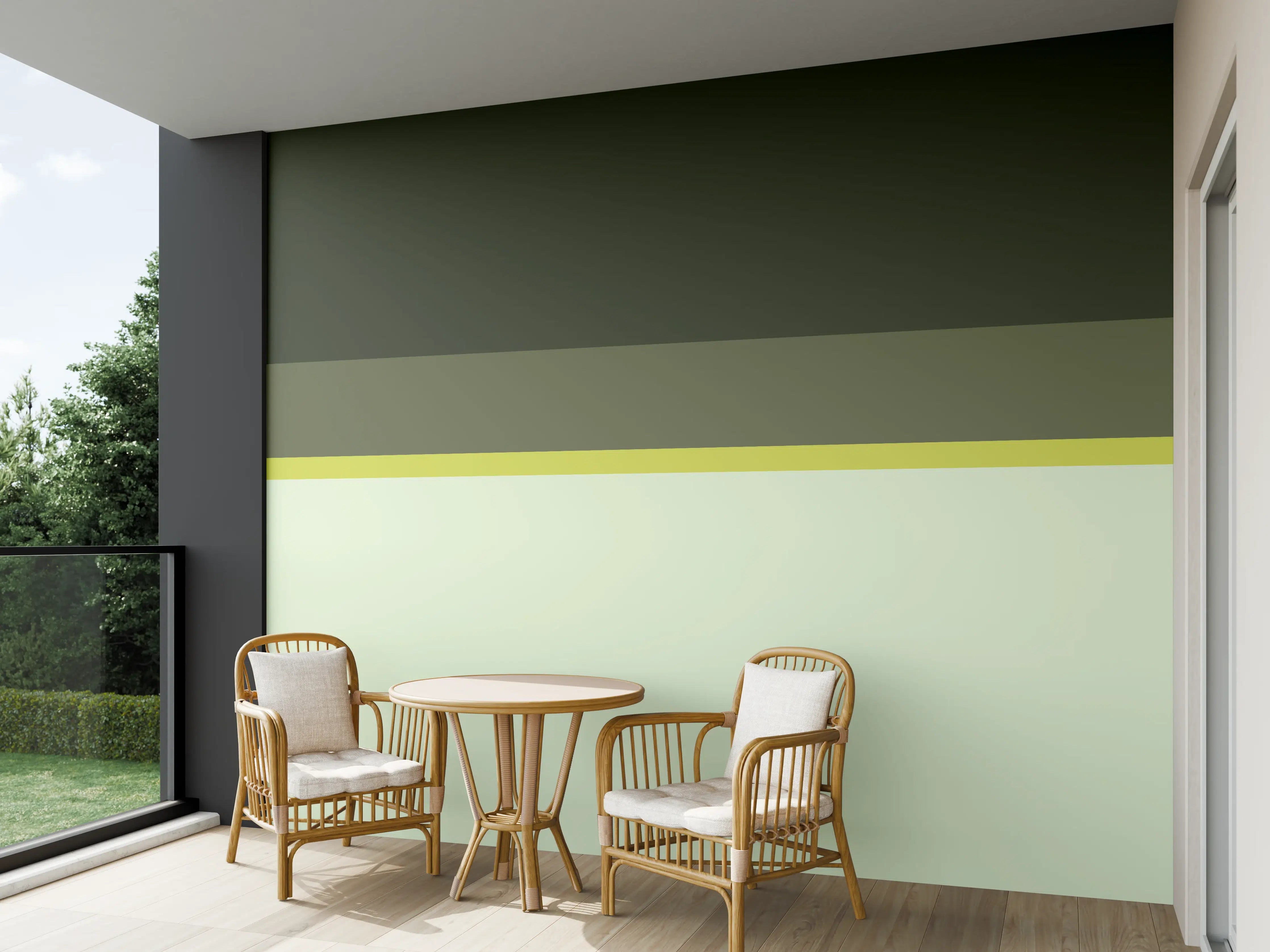 Wandverkleidung außen - The Greens - Horizontal - Olive