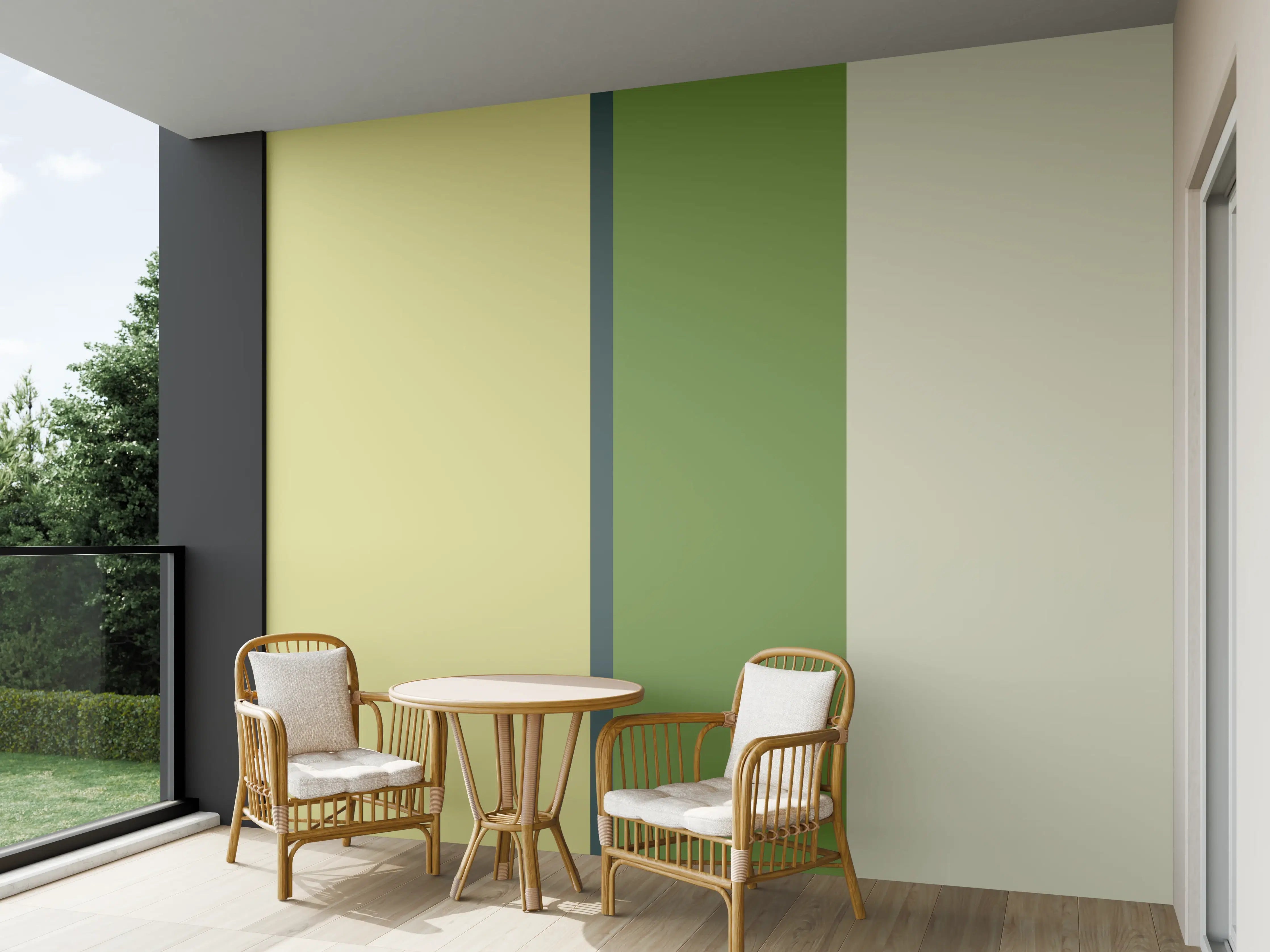 Wandverkleidung außen - The Greens - Vertical - Pistachio