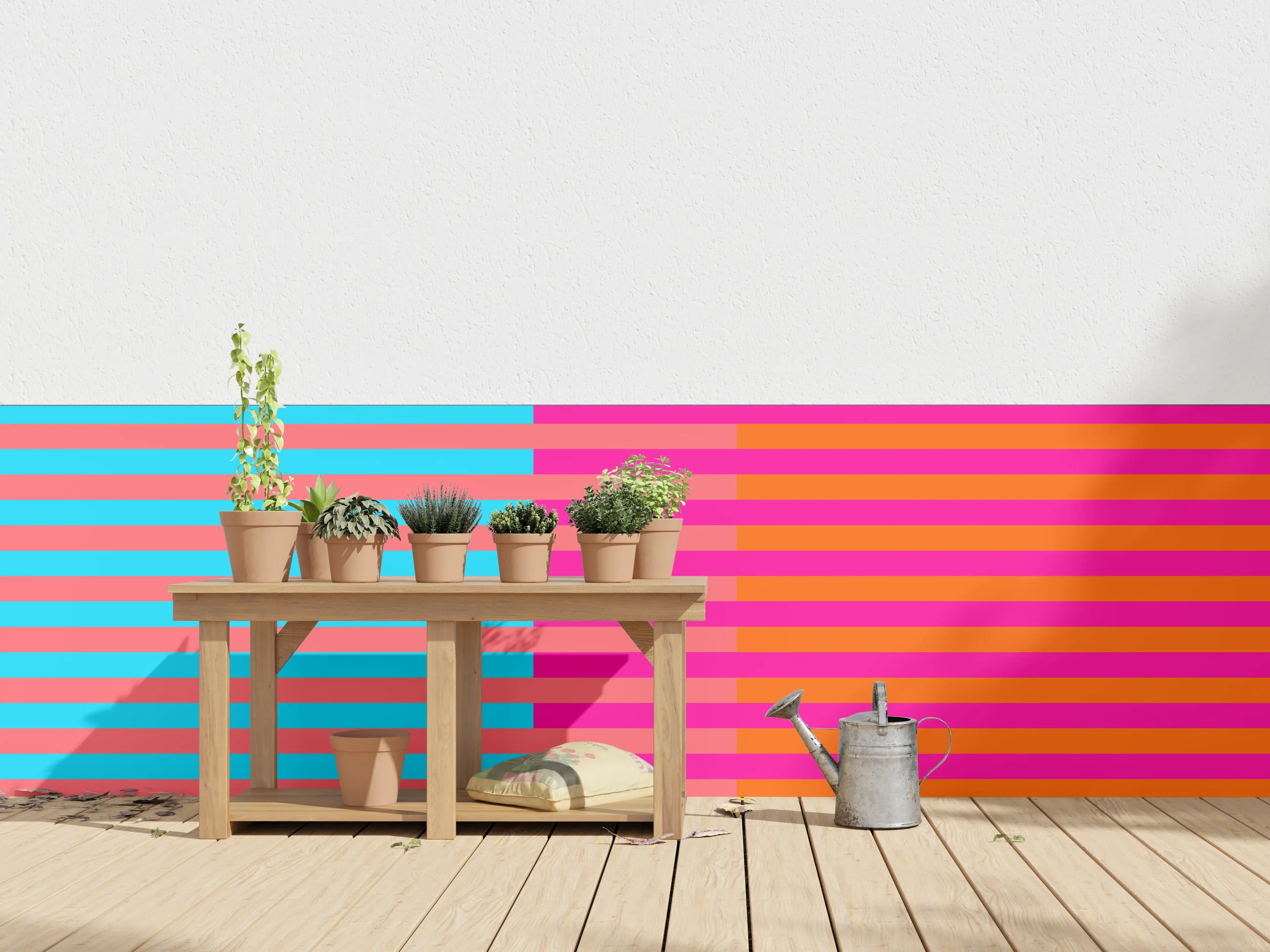 Wandverkleidung außen - The Neons - Multy Stripes - Nova