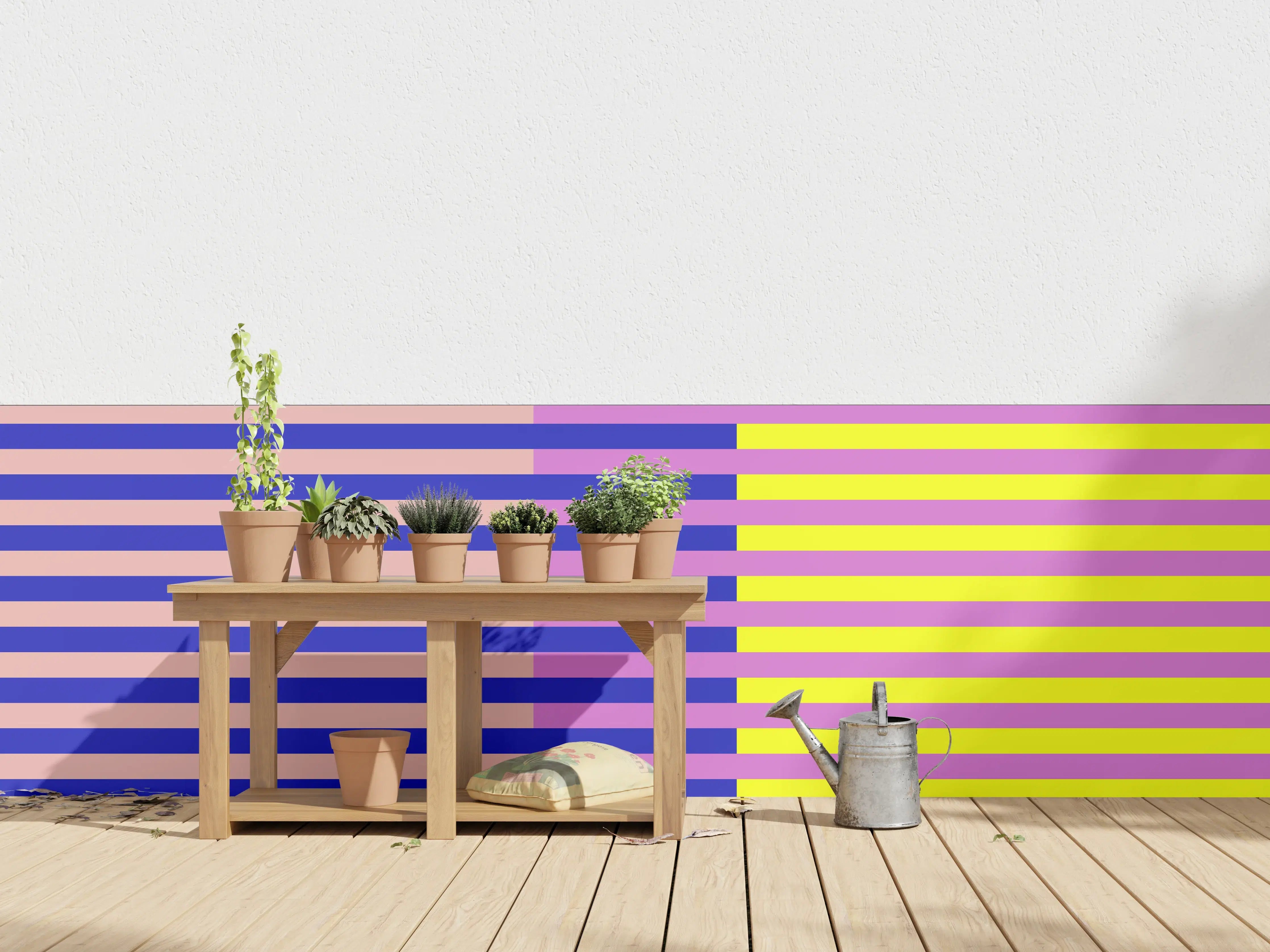 Wandverkleidung außen - The Neons - Multy Stripes - Stellar
