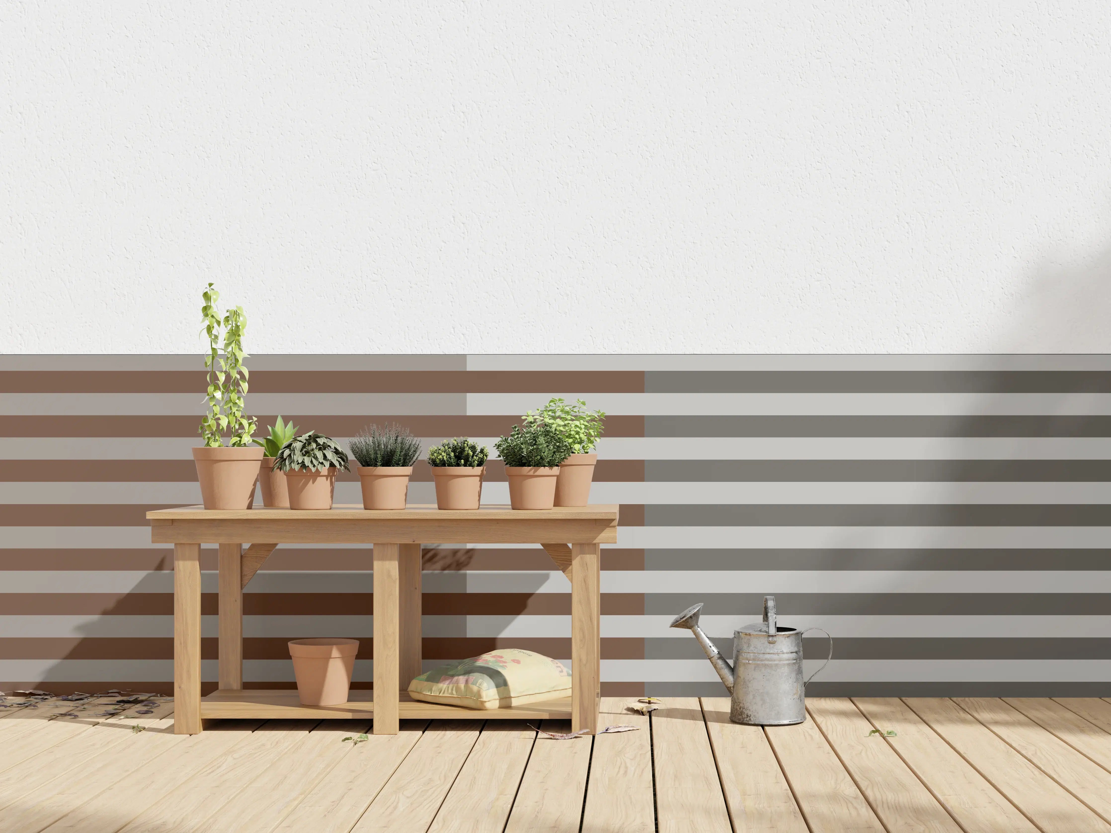 Wandverkleidung außen - The Nudes - Multy Stripes - Ash