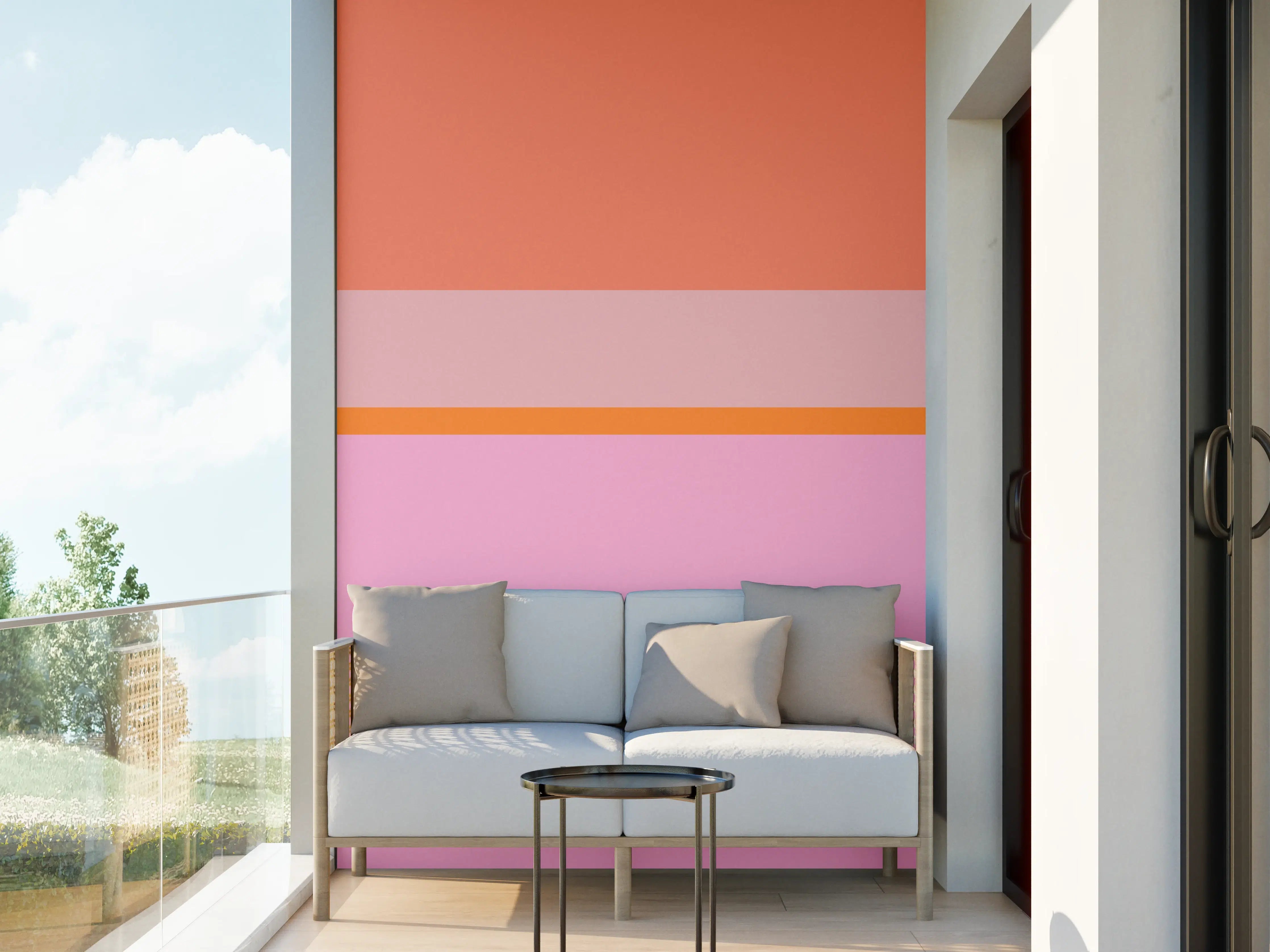 Wandverkleidung außen - The Oranges - Horizontal - Coral