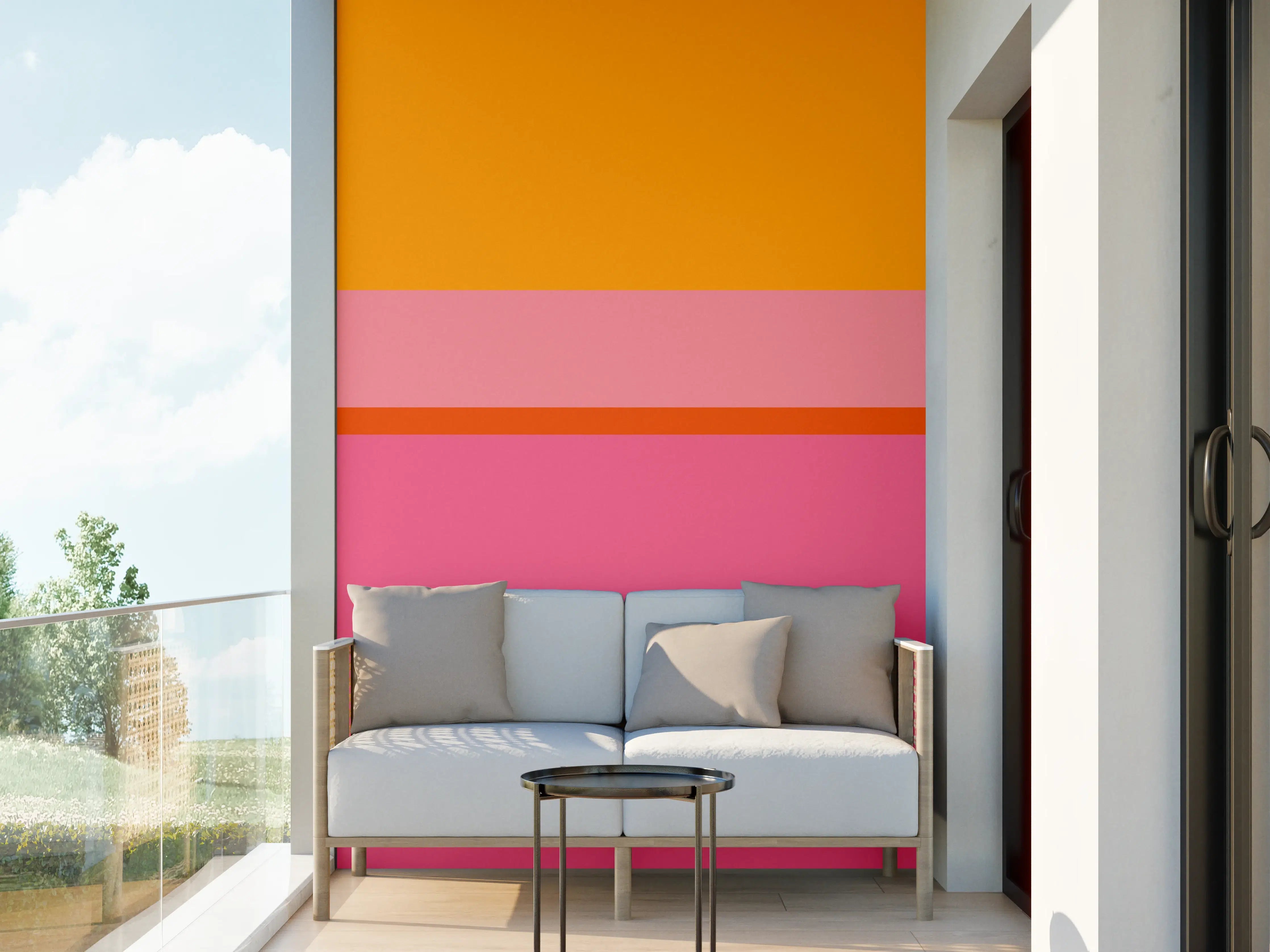 Wandverkleidung außen - The Oranges - Horizontal - Raspberry