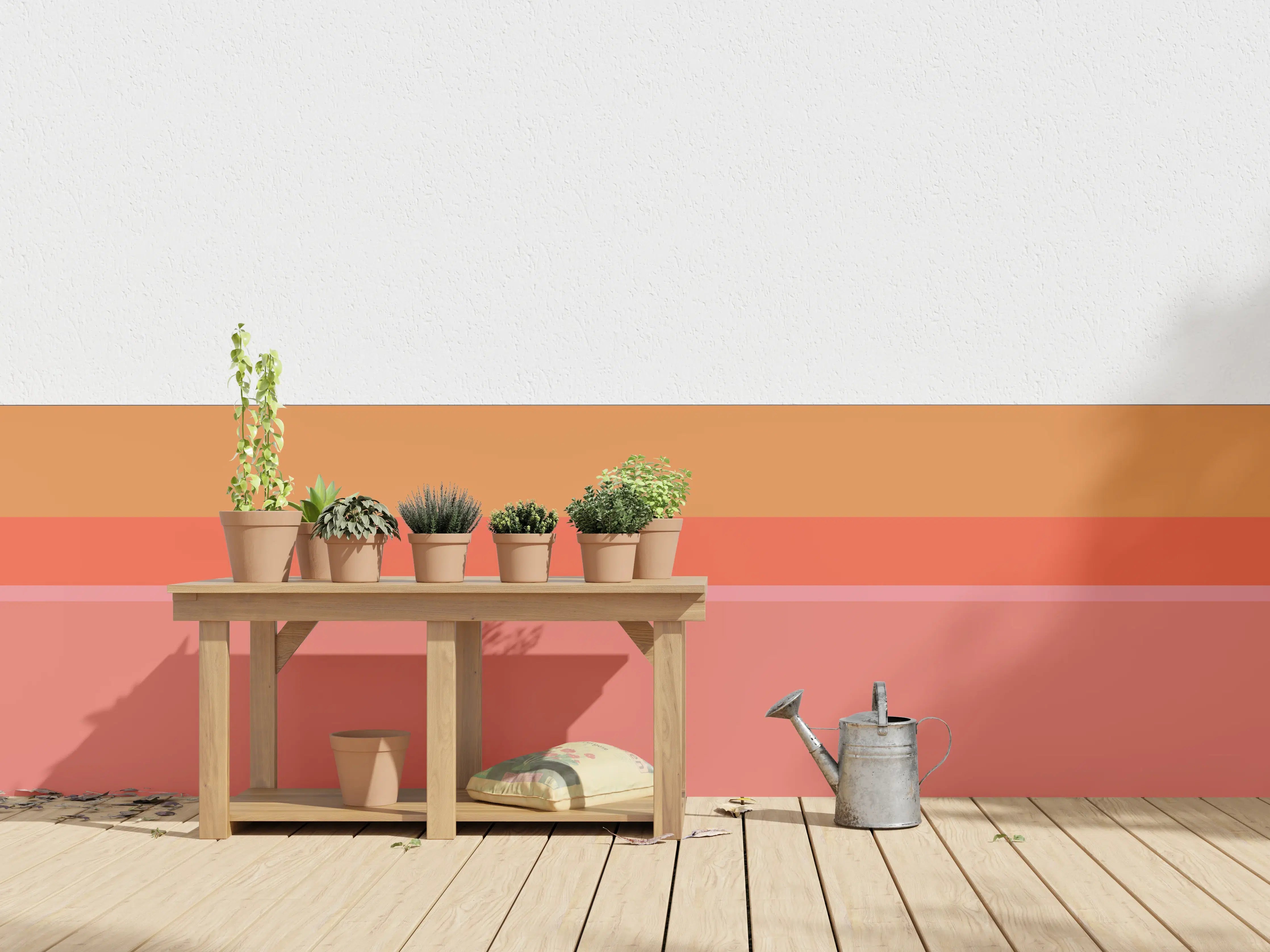 Wandverkleidung außen - The Oranges - Horizontal - Salmon