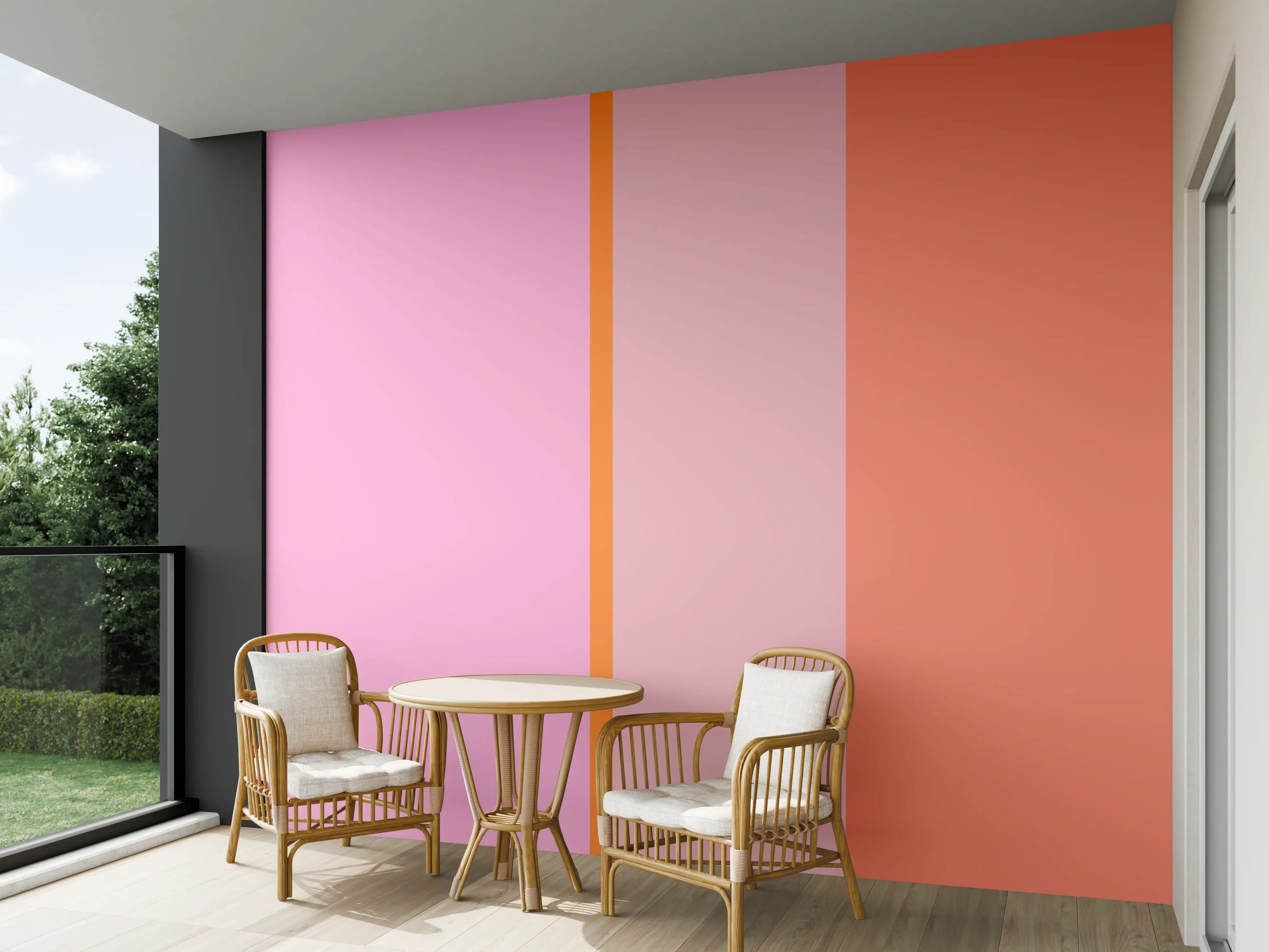 Wandverkleidung außen - The Oranges - Vertical - Coral