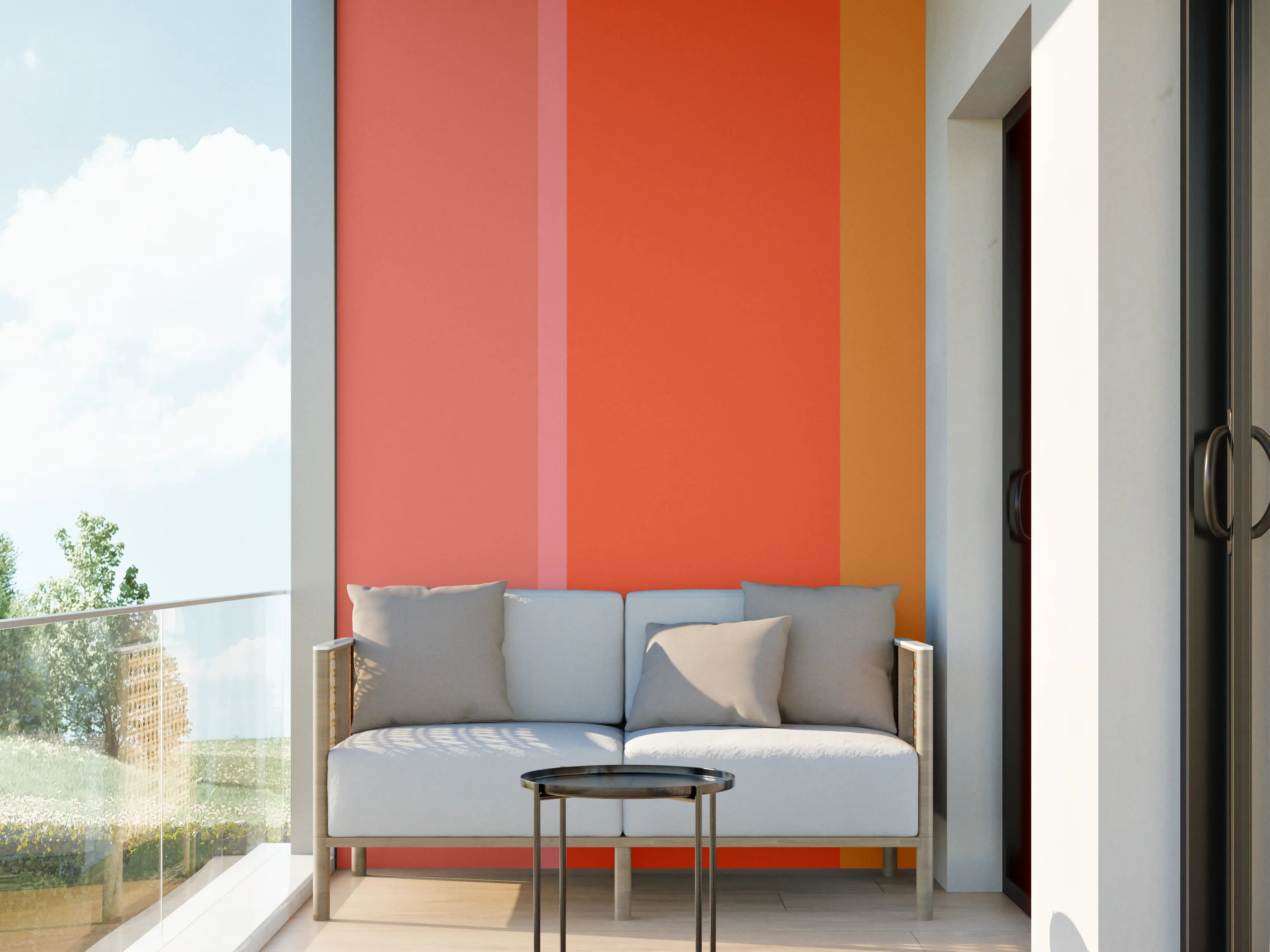 Wandverkleidung außen - The Oranges - Vertical - Salmon