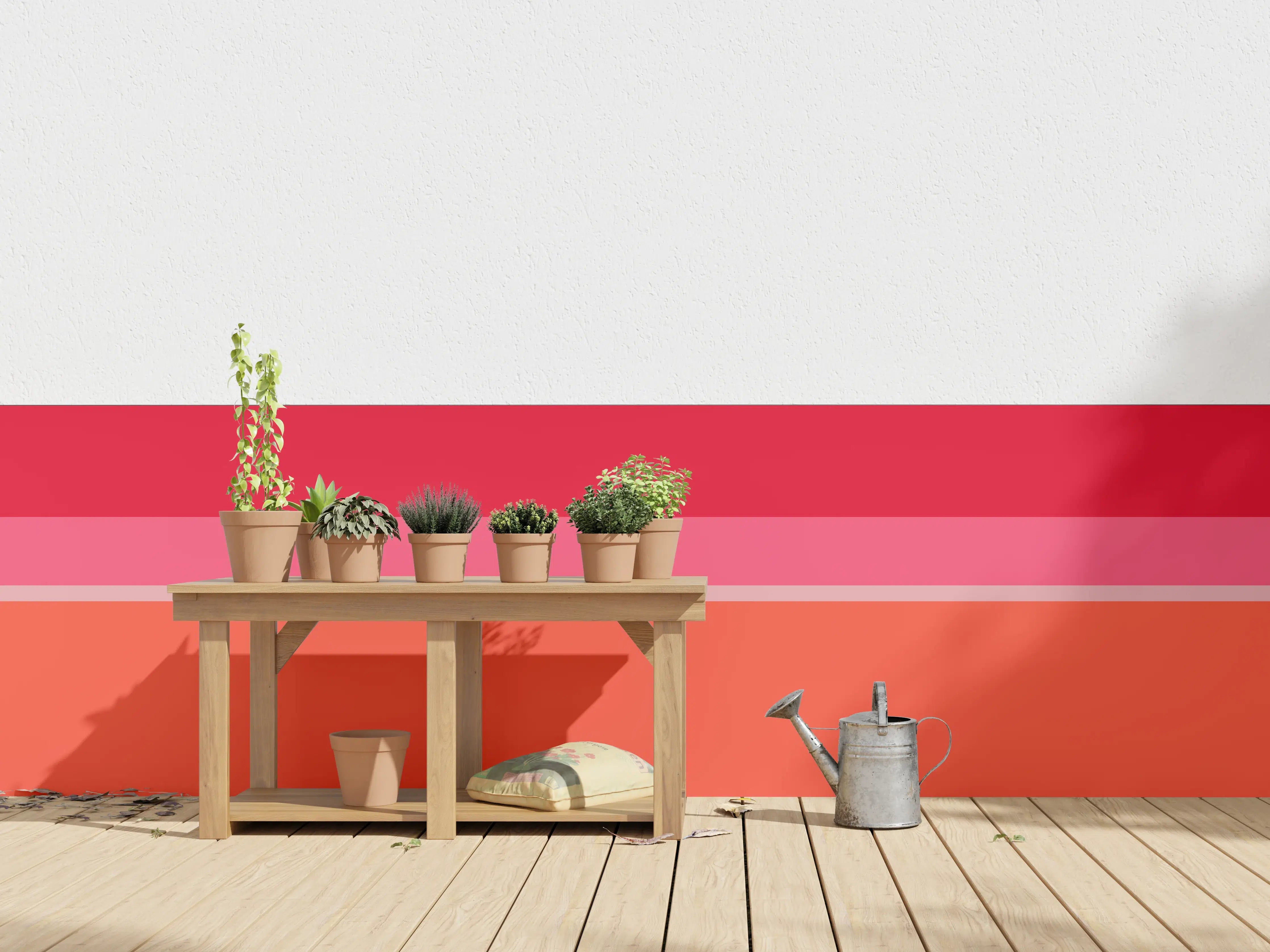 Wandverkleidung außen - The Reds - Horizontal - Strawberry