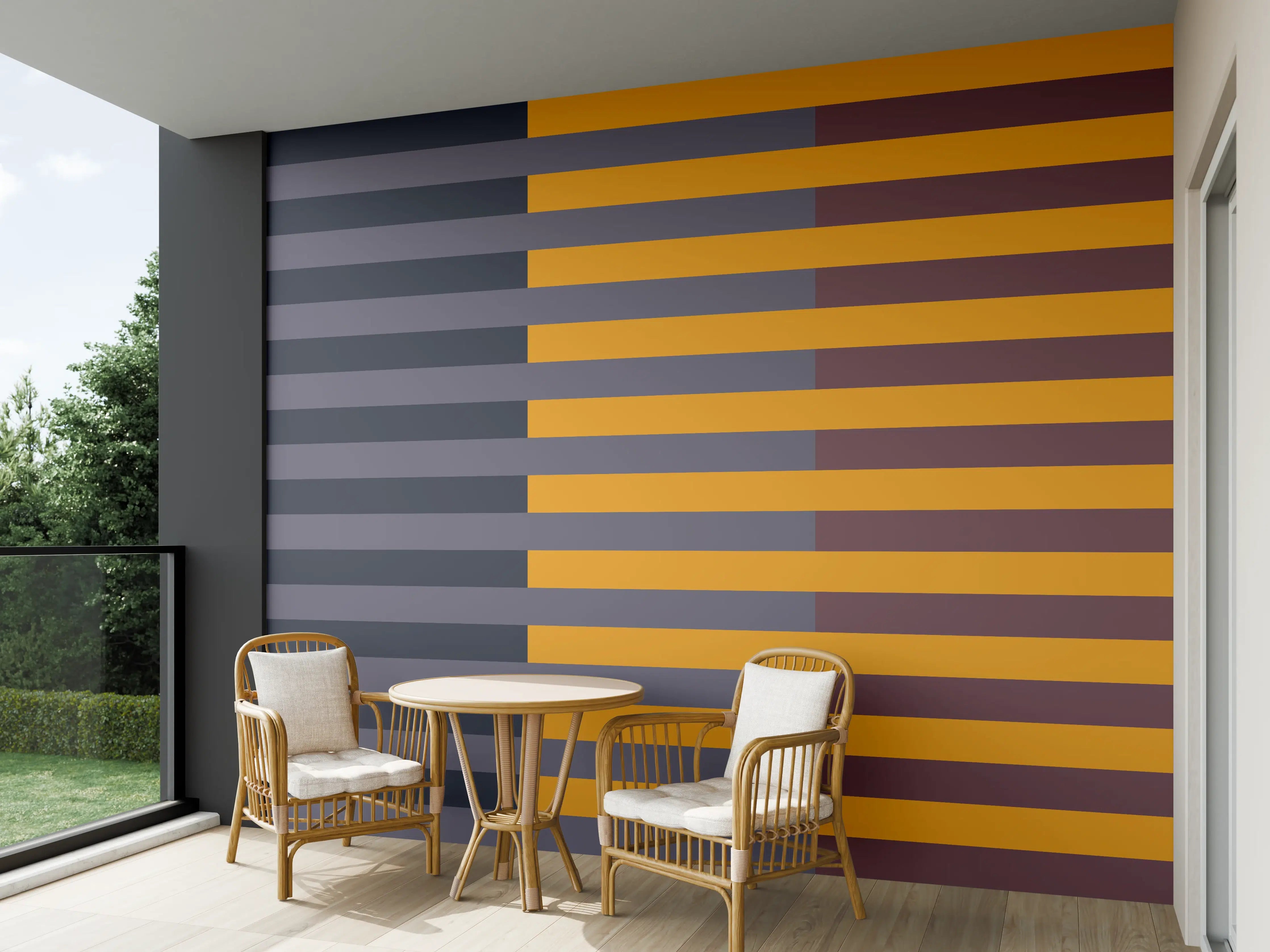 Wandverkleidung außen - The Retros - Multy Stripes - Cersai
