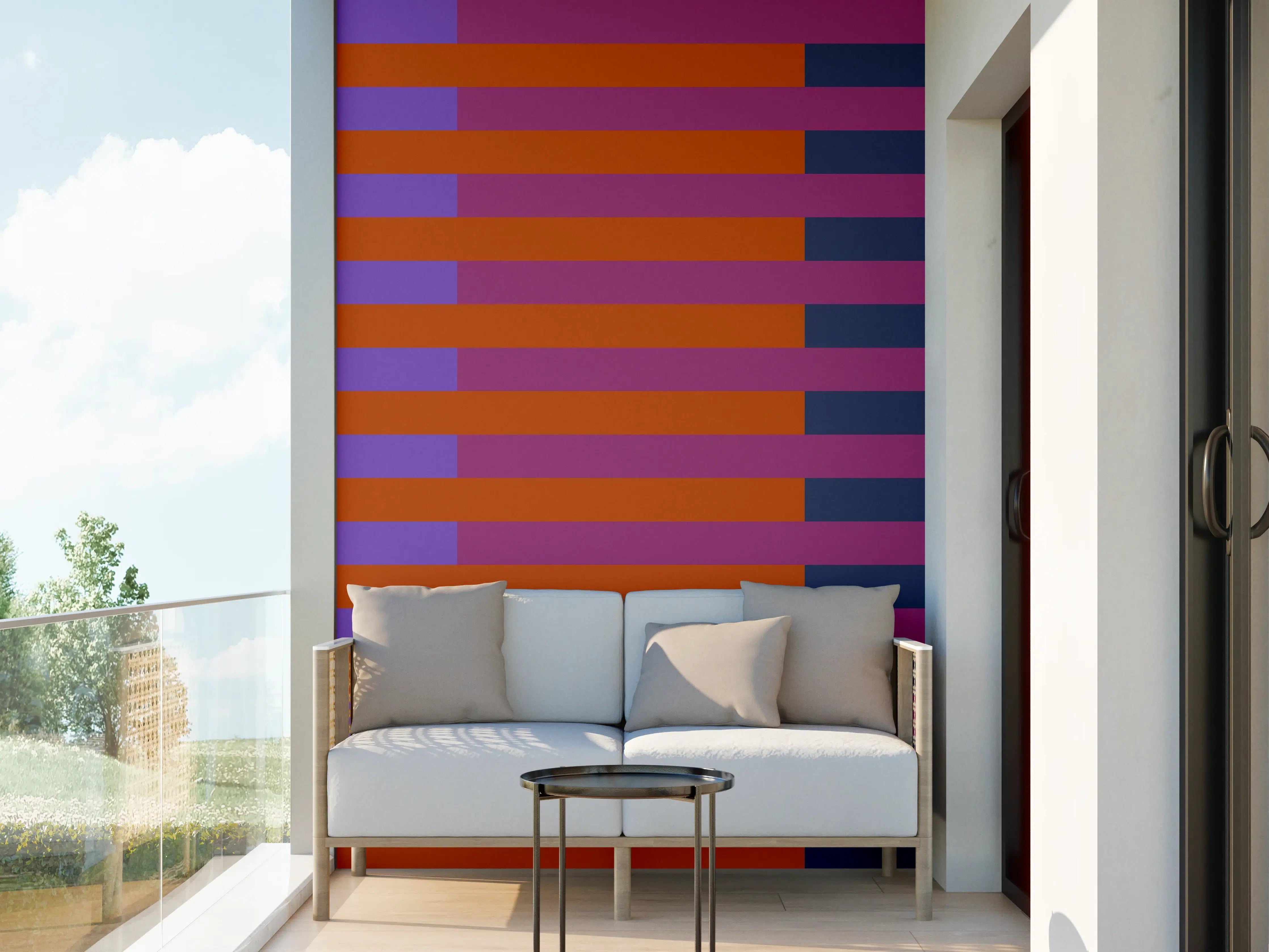 Wandverkleidung außen - The Retros - Multy Stripes - Sansa