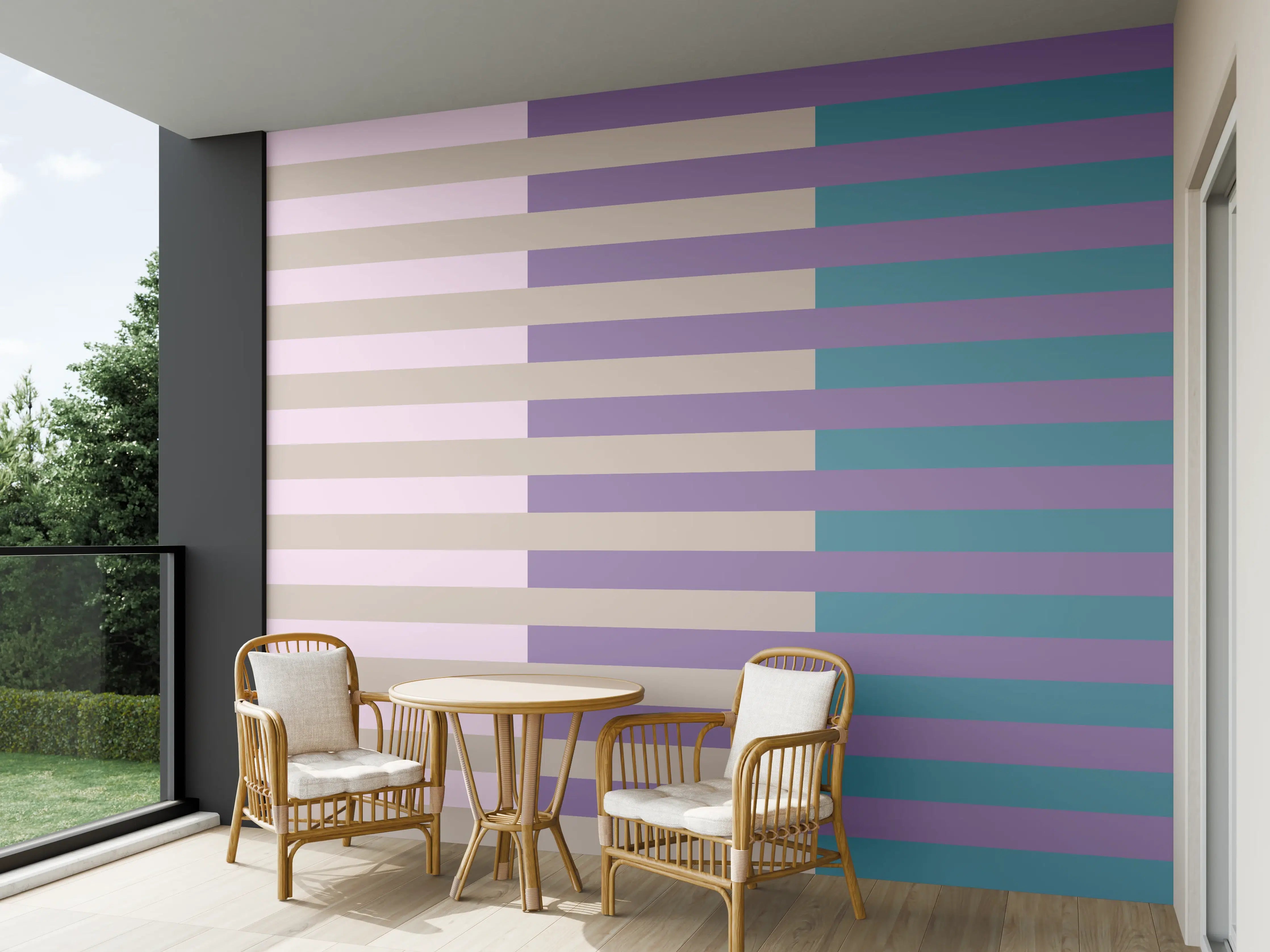 Wandverkleidung außen - The Vintages - Multy Stripes - Daphne