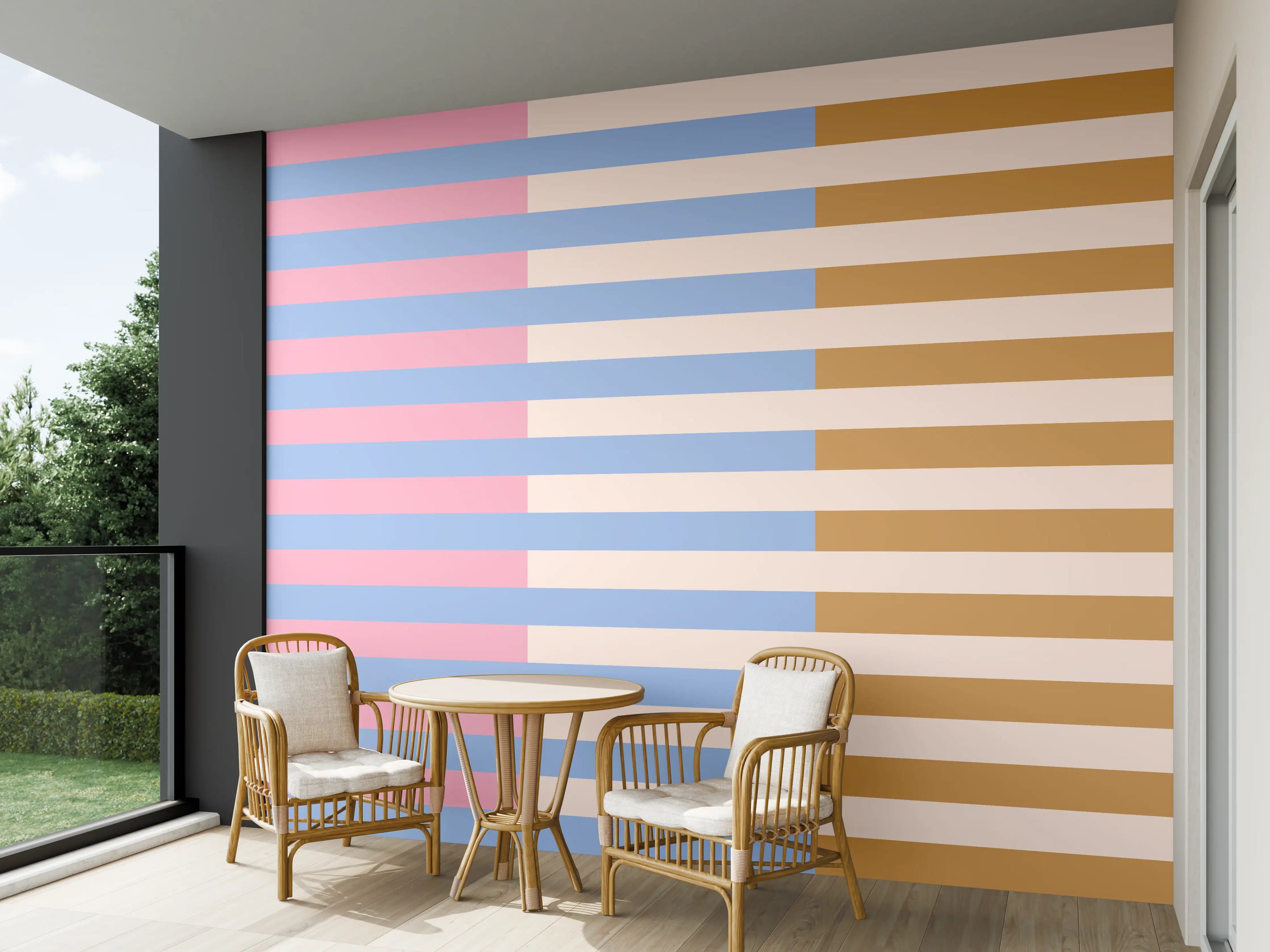 Wandverkleidung außen - The Vintages - Multy Stripes - Eloise