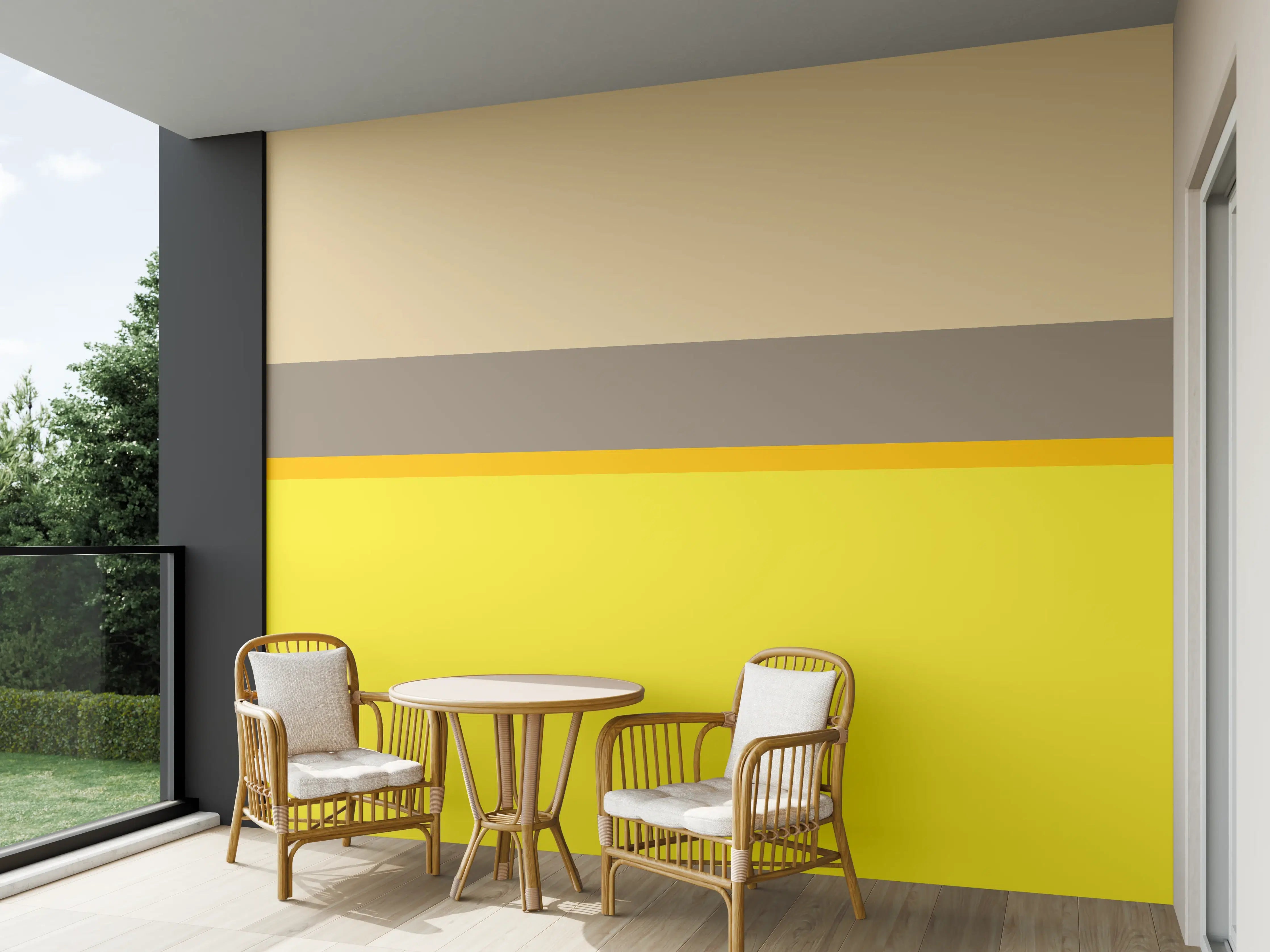 Wandverkleidung außen - The Yellows - Horizontal - Honey