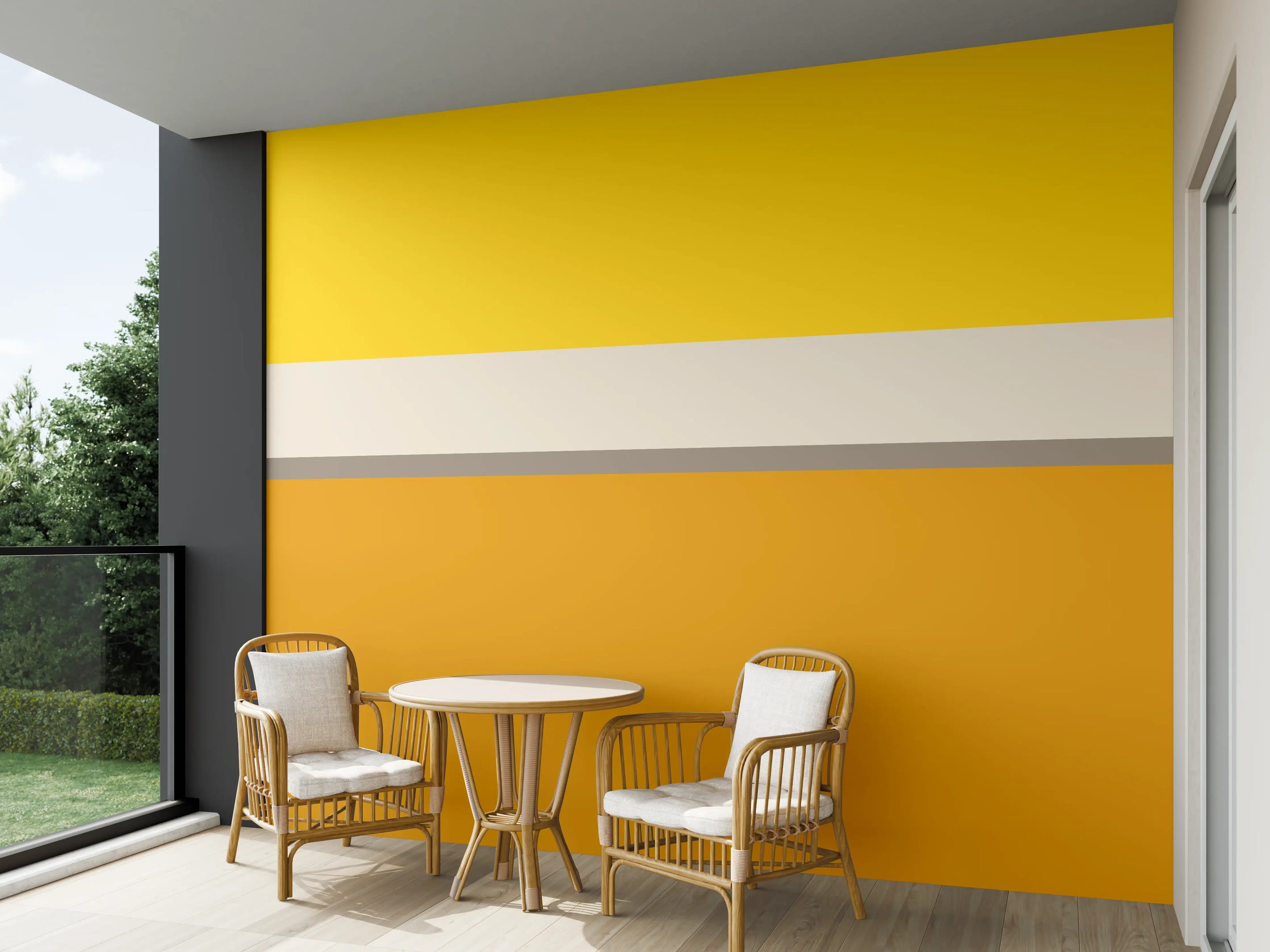 Wandverkleidung außen - The Yellows - Horizontal - Saffron