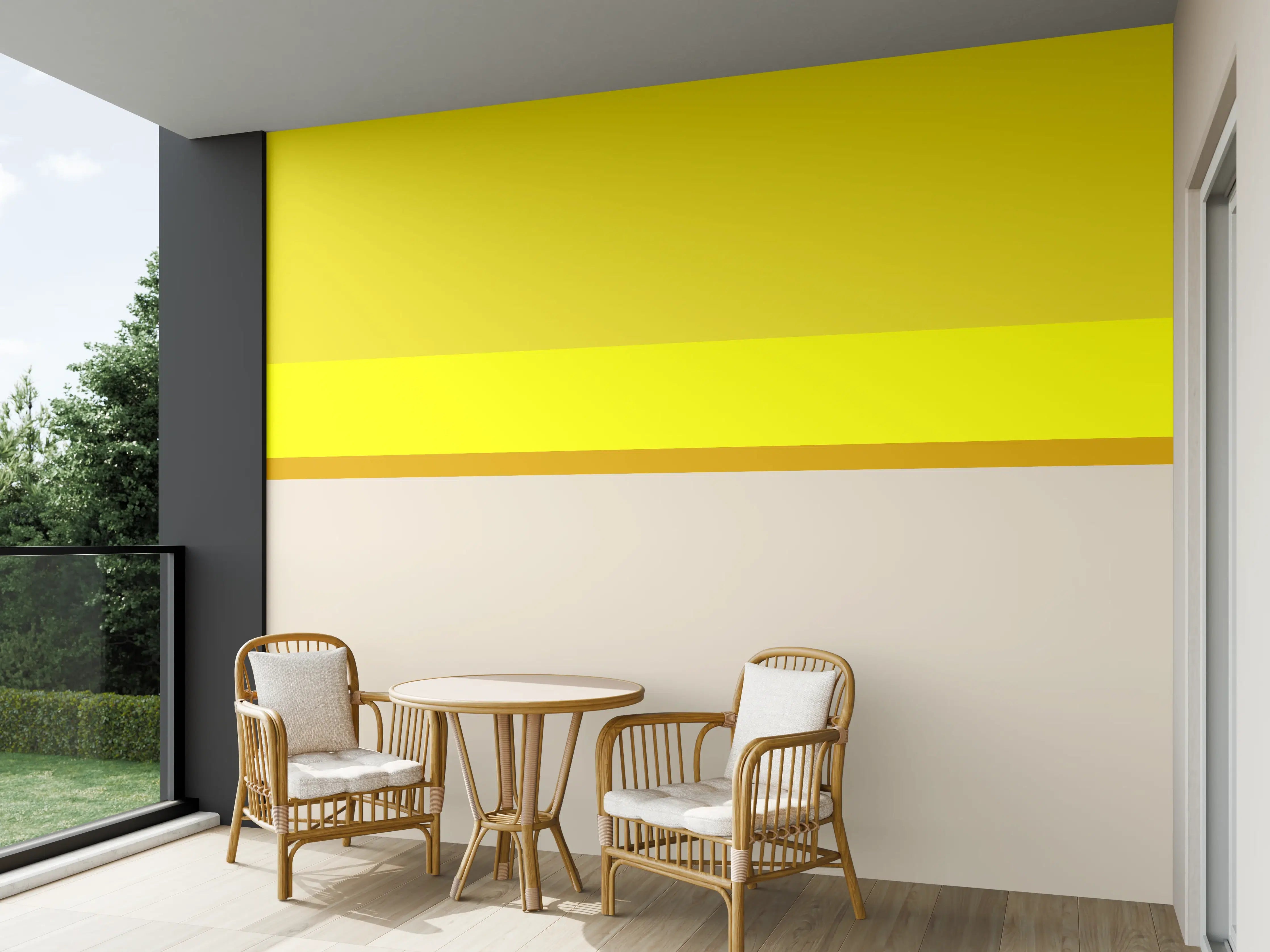 Wandverkleidung außen - The Yellows - Horizontal - Vanilla