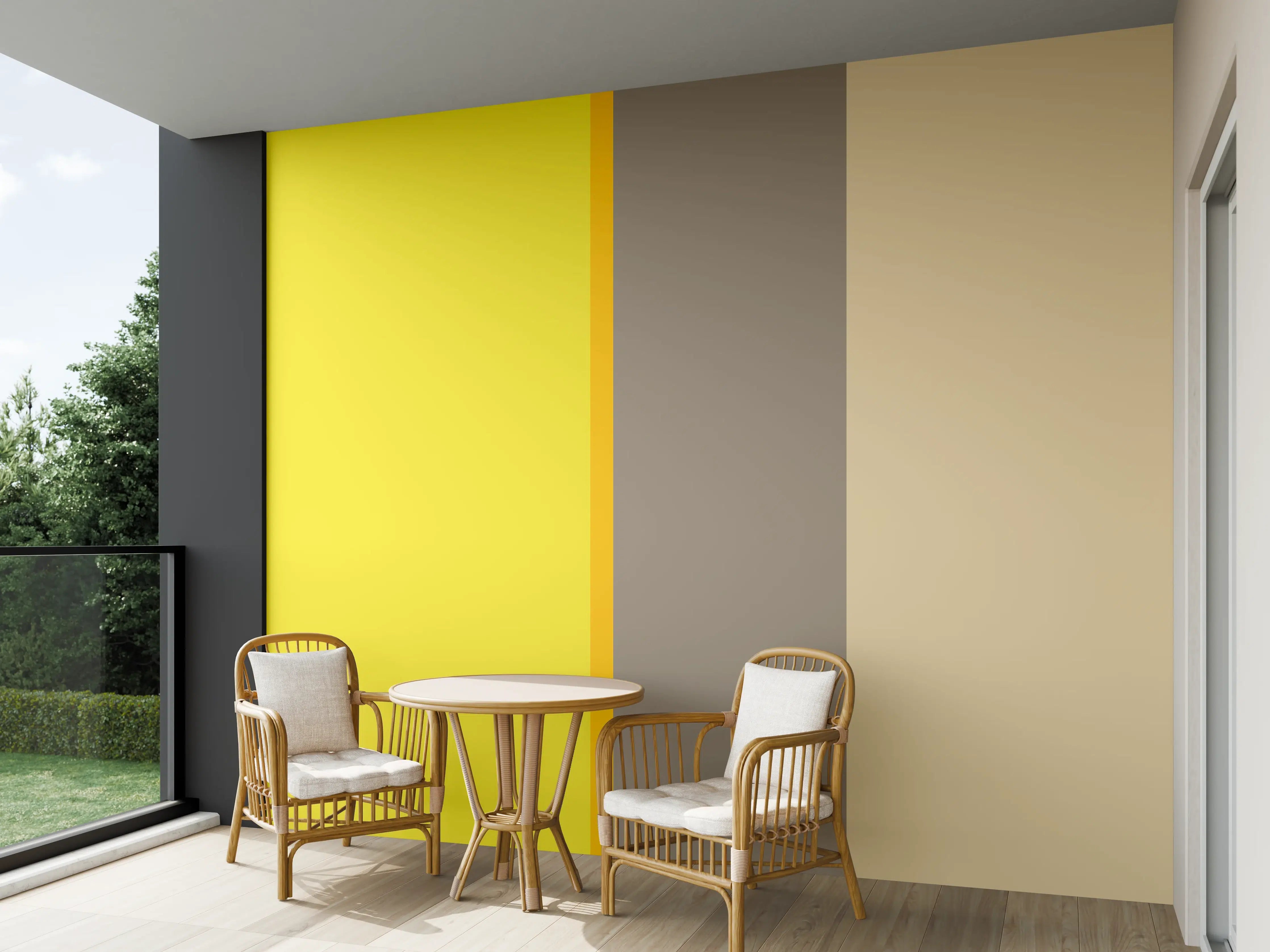 Wandverkleidung außen - The Yellows - Vertical - Honey