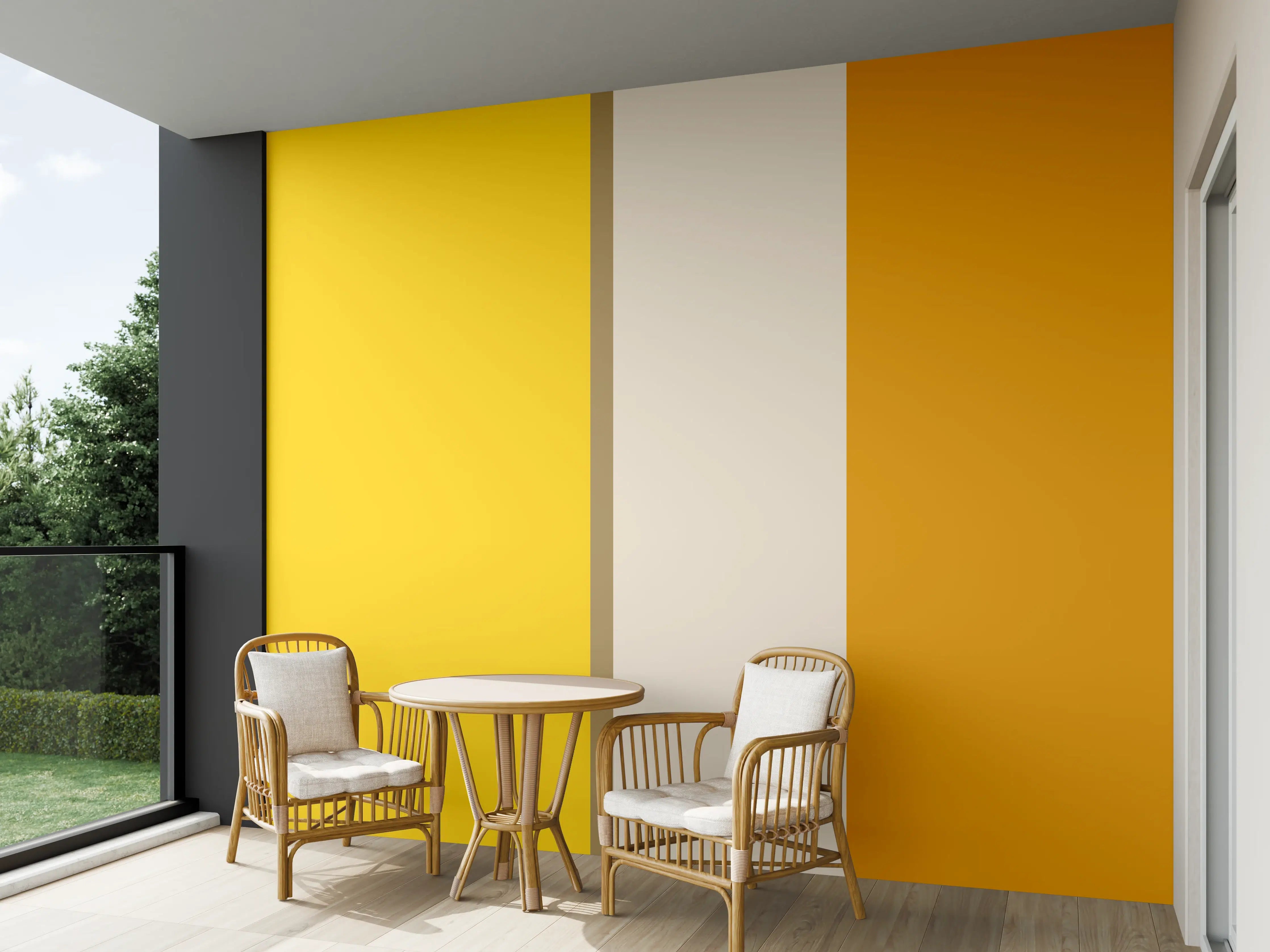 Wandverkleidung außen - The Yellows - Vertical - Saffron