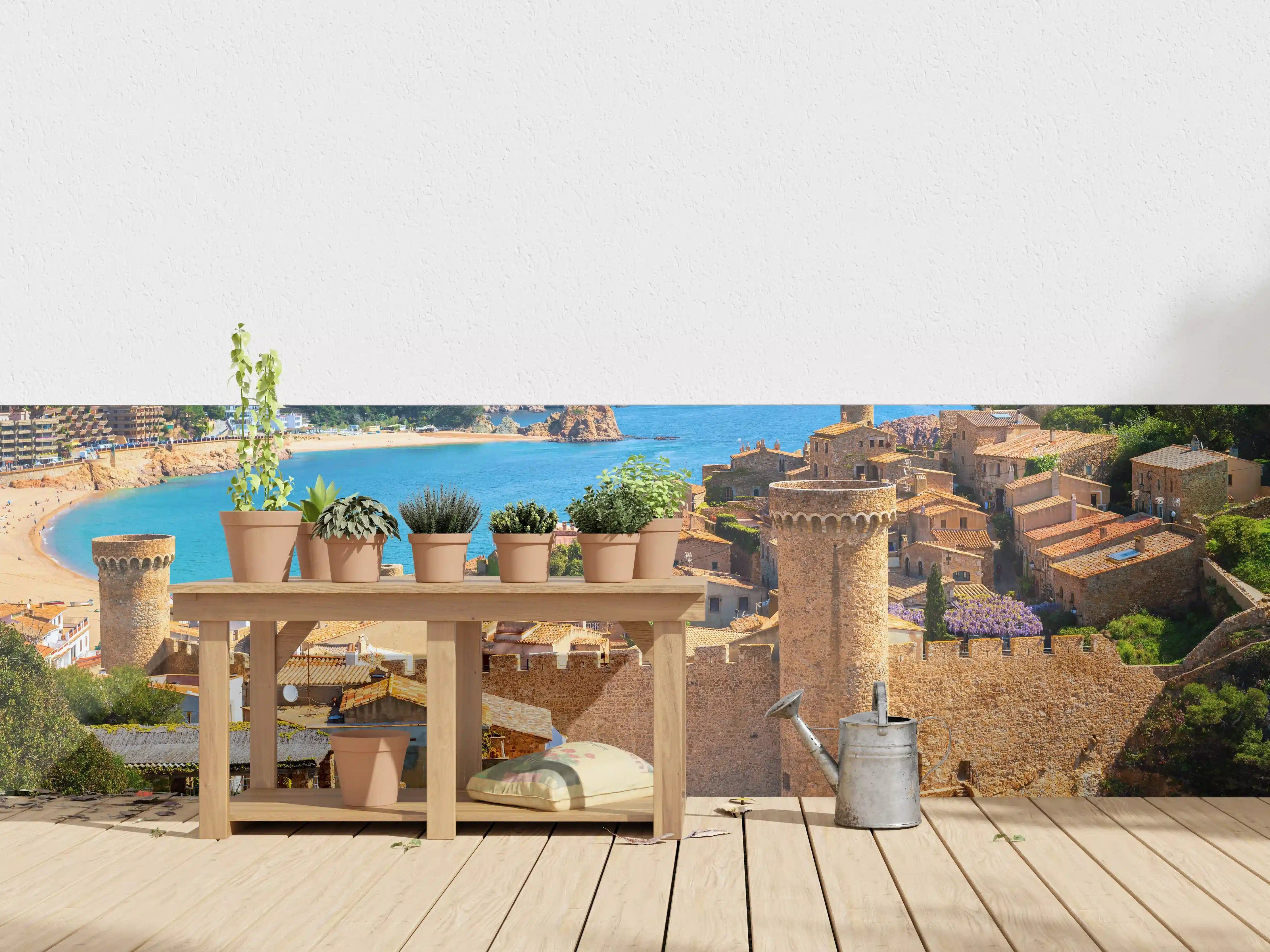 Wandverkleidung außen - Tossa de Mar - Spanien