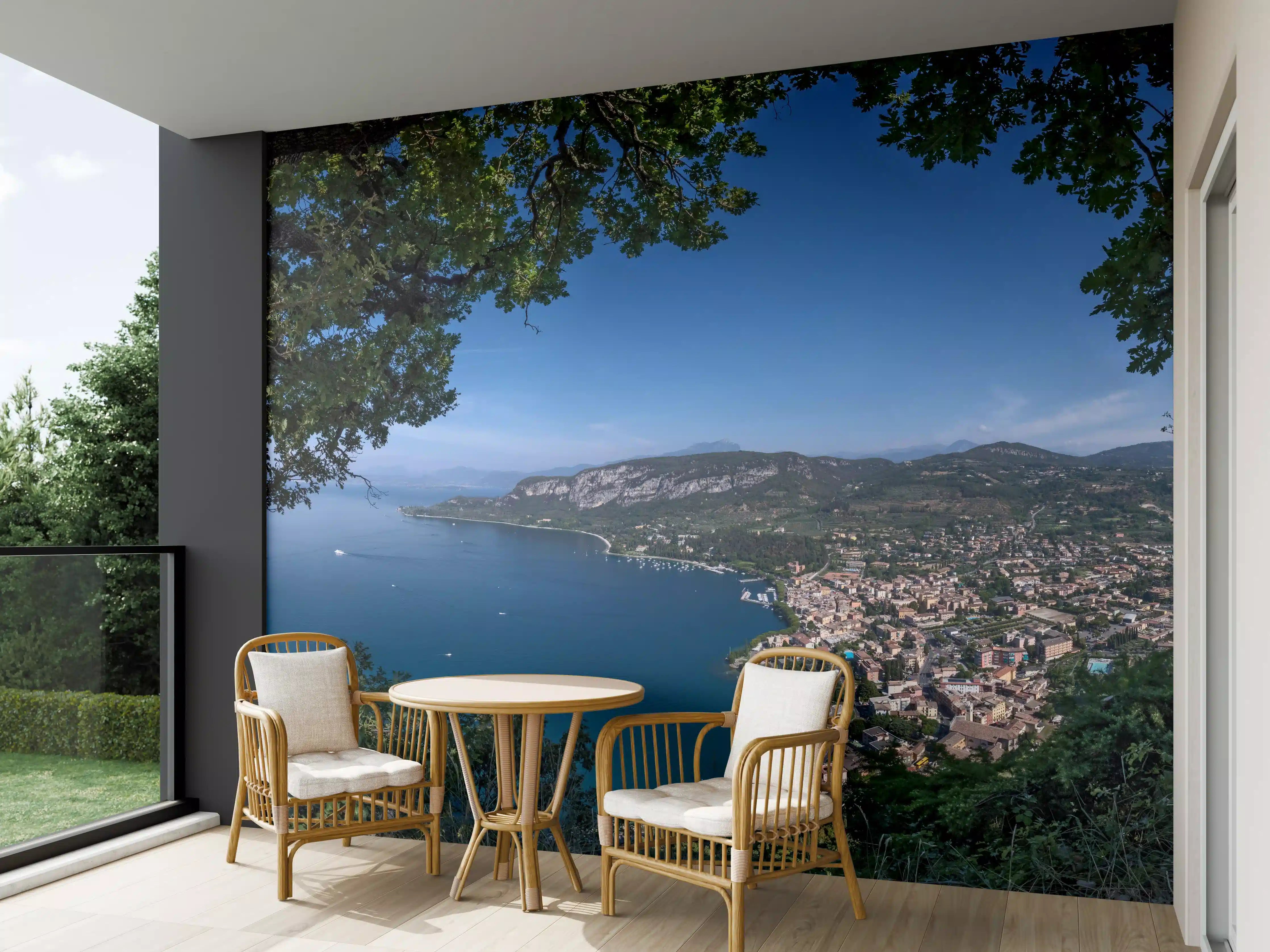 Wandverkleidung außen - Traumhafter Ausblick auf Gardasee Italien