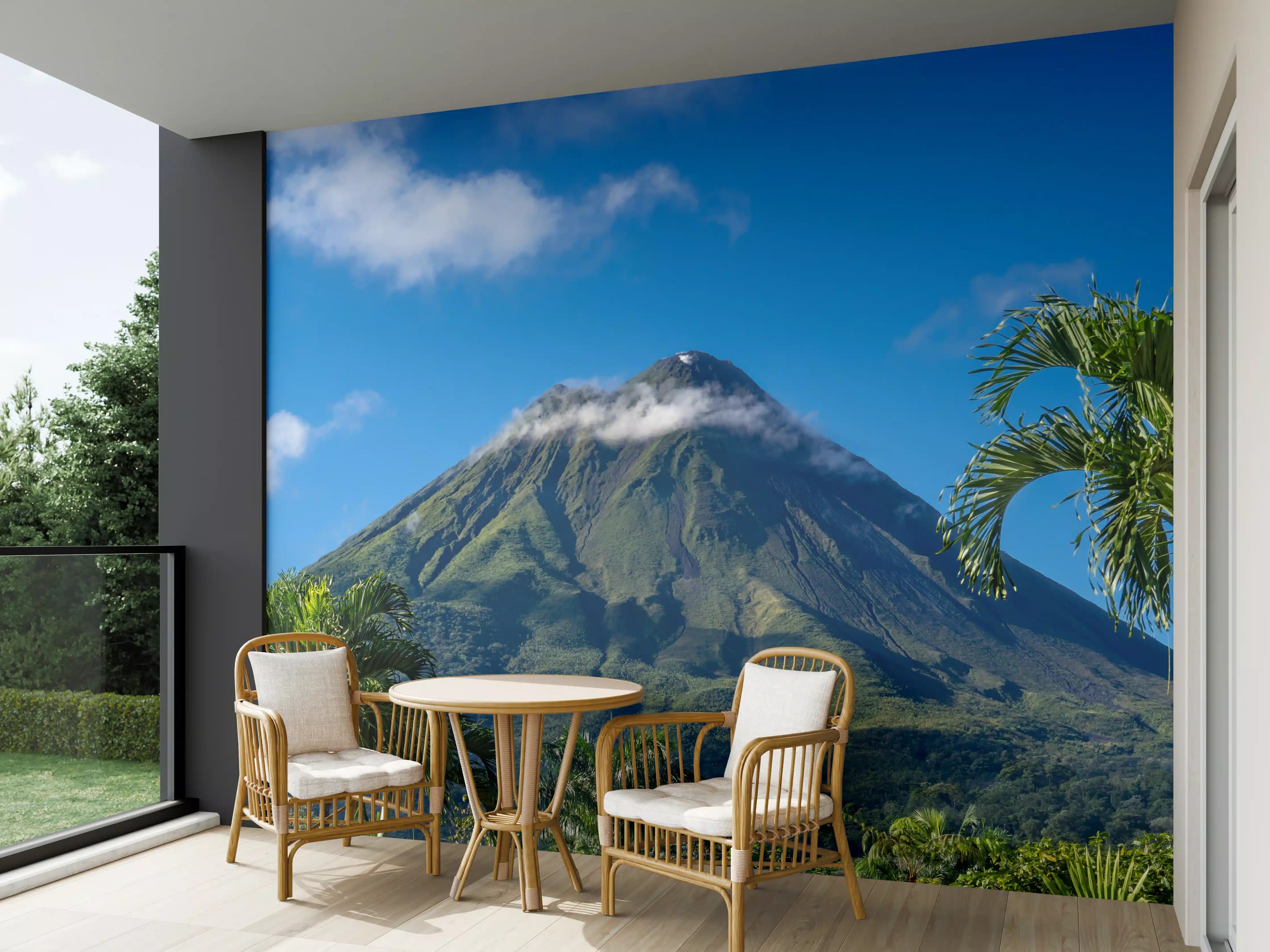 Wandverkleidung außen - Vulkan Arenal von nahem - Costa Rica