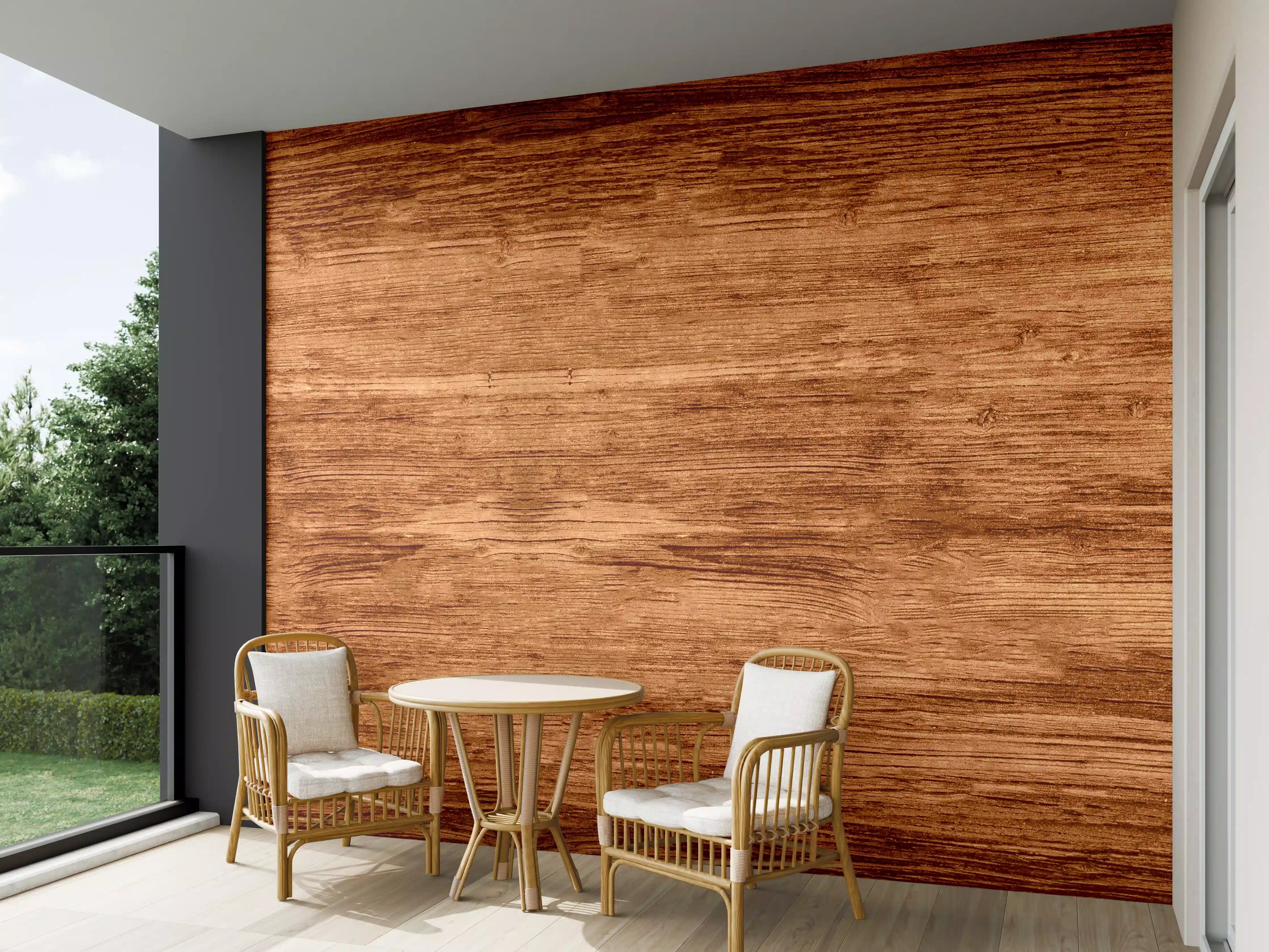 Wandverkleidung außen - Warme Holzoptik mit natürlicher Maserung