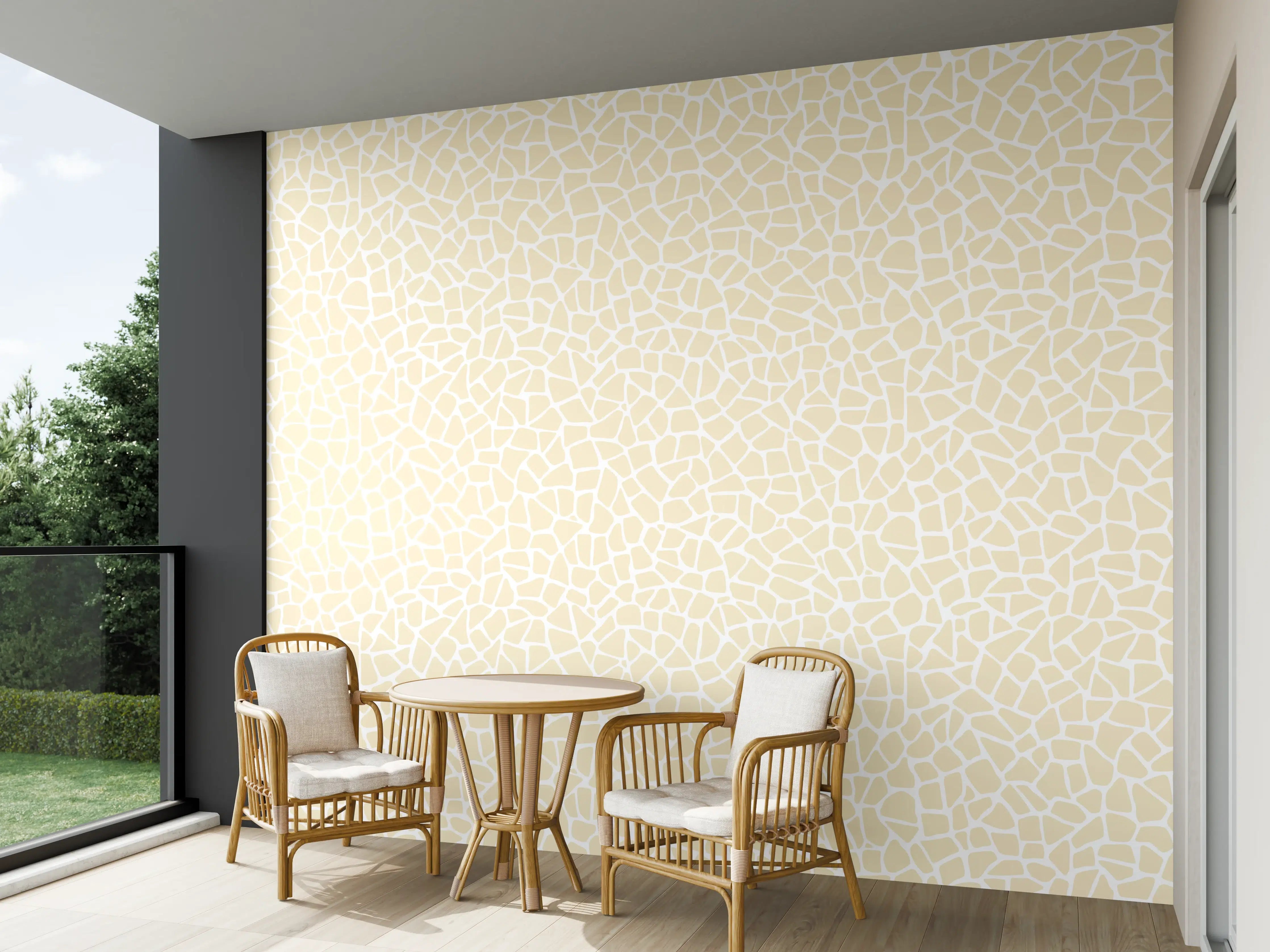 Wandverkleidung außen - Weiß-Avorio-Fliesen für elegante Räume