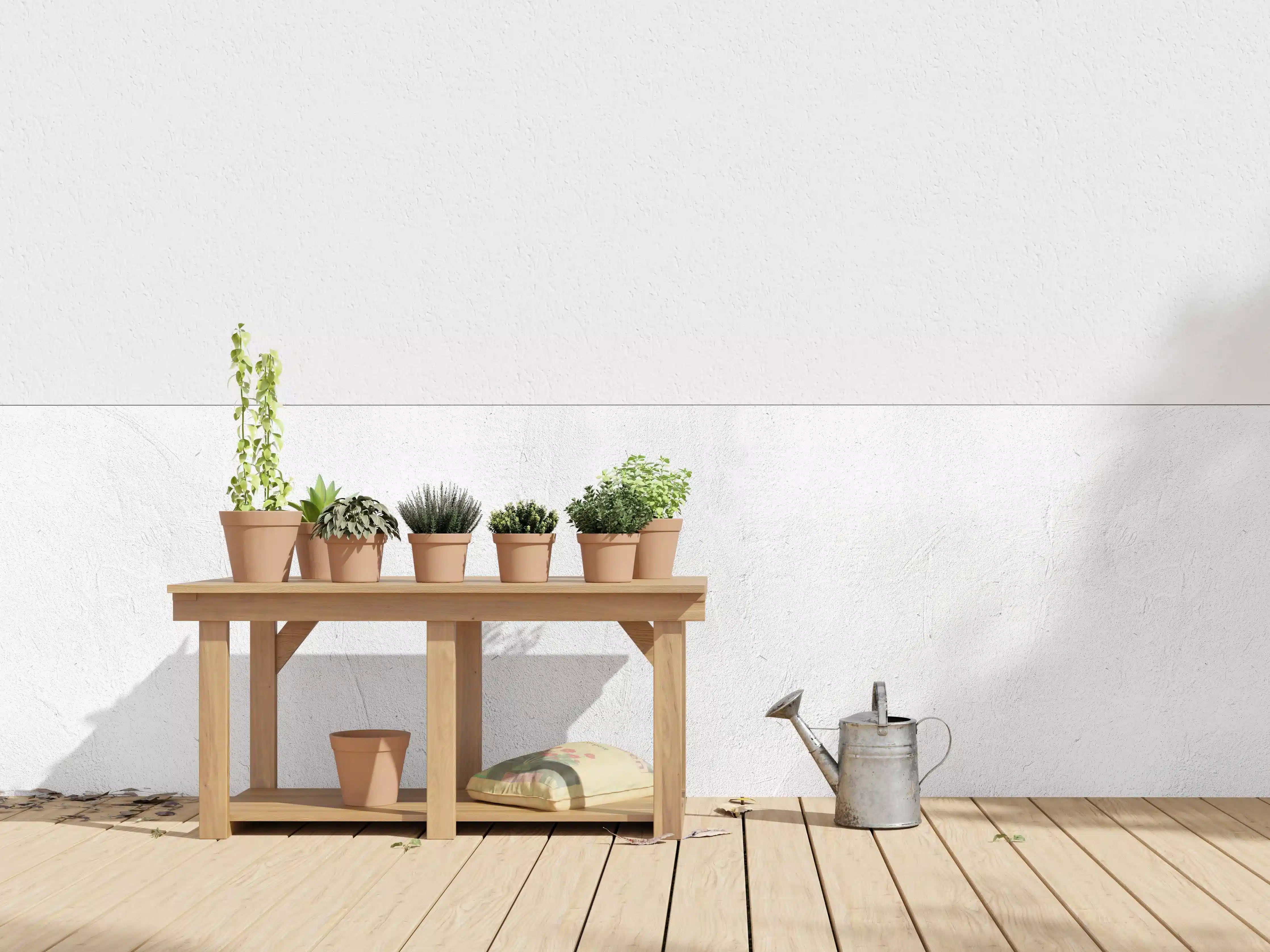 Wandverkleidung außen - Weiß beige Betonwand
